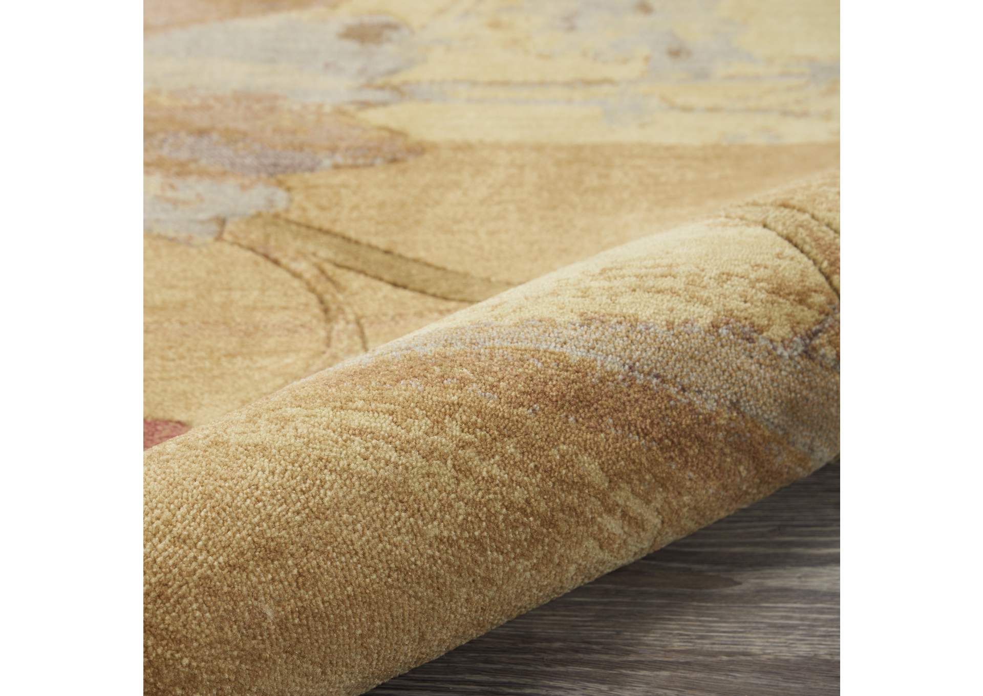 Nourison Somerset ST18 Beige 8' Round Rug,Nourison