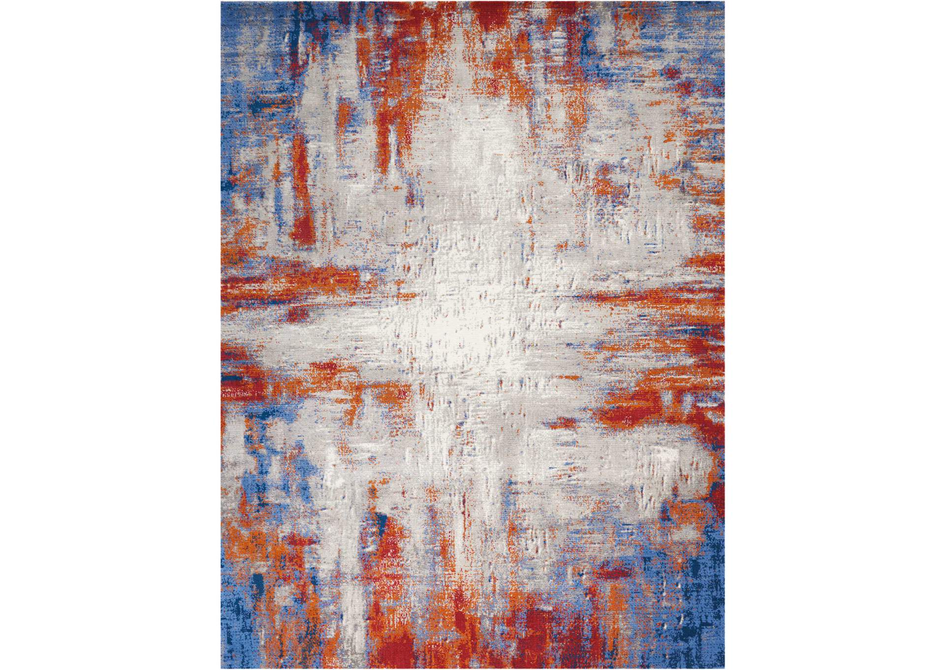 Nourison Twilight TWI26 Multicolor 8'x10' Large Rug,Nourison