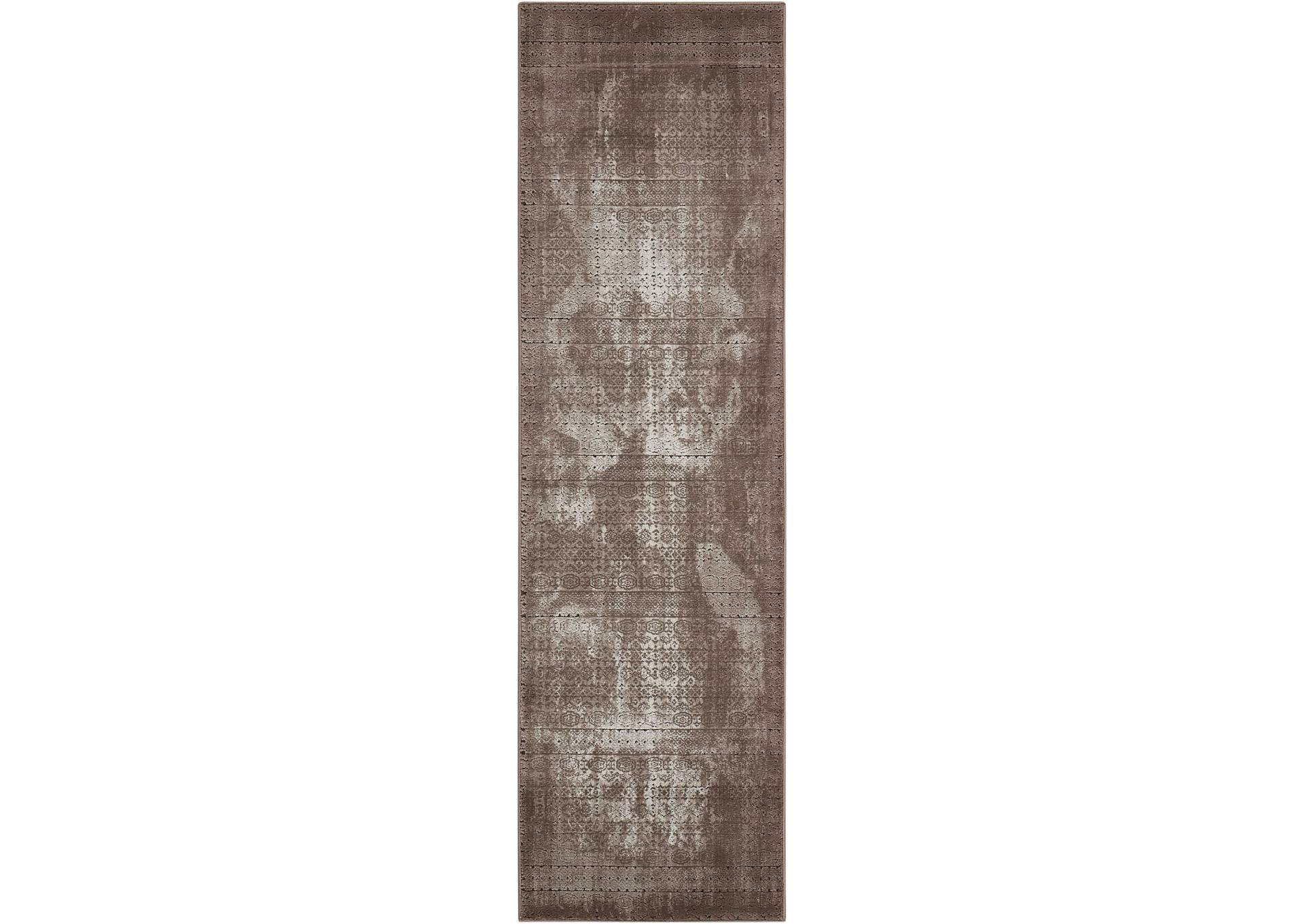 Nourison Karma KRM01 Beige 8' Runner Hallway Rug,Nourison