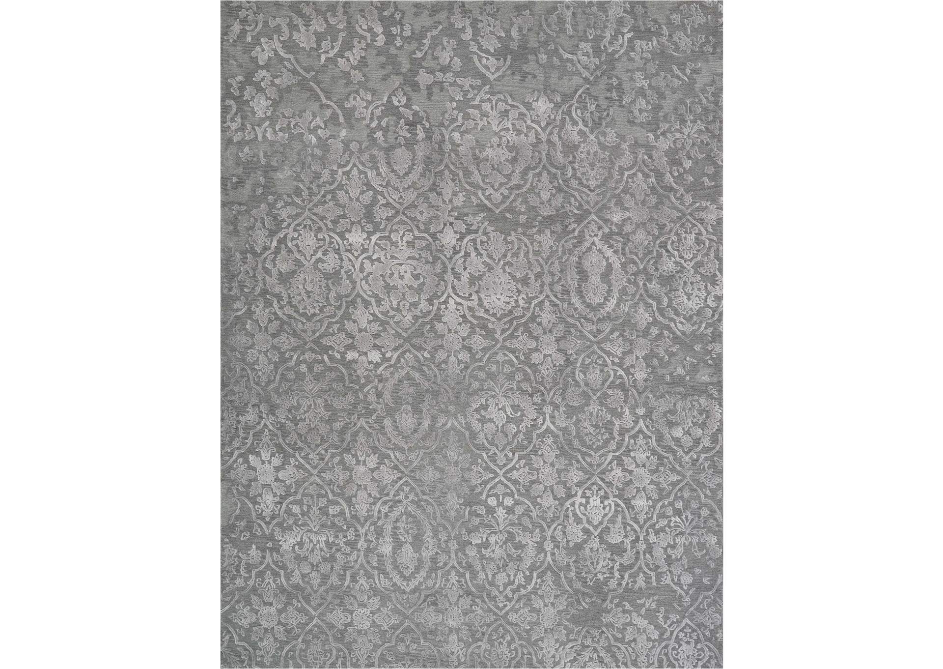 Nourison Opaline OPA14 Grey 9'x12' Oversized Rug,Nourison