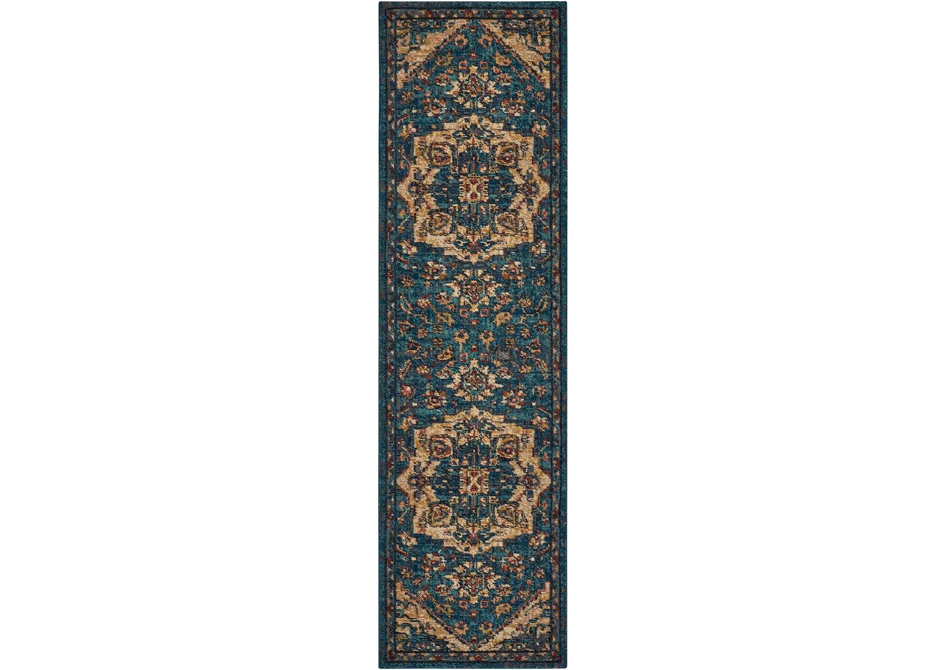 Nourison 2020 NR206 8' Runner Area Rug,Nourison