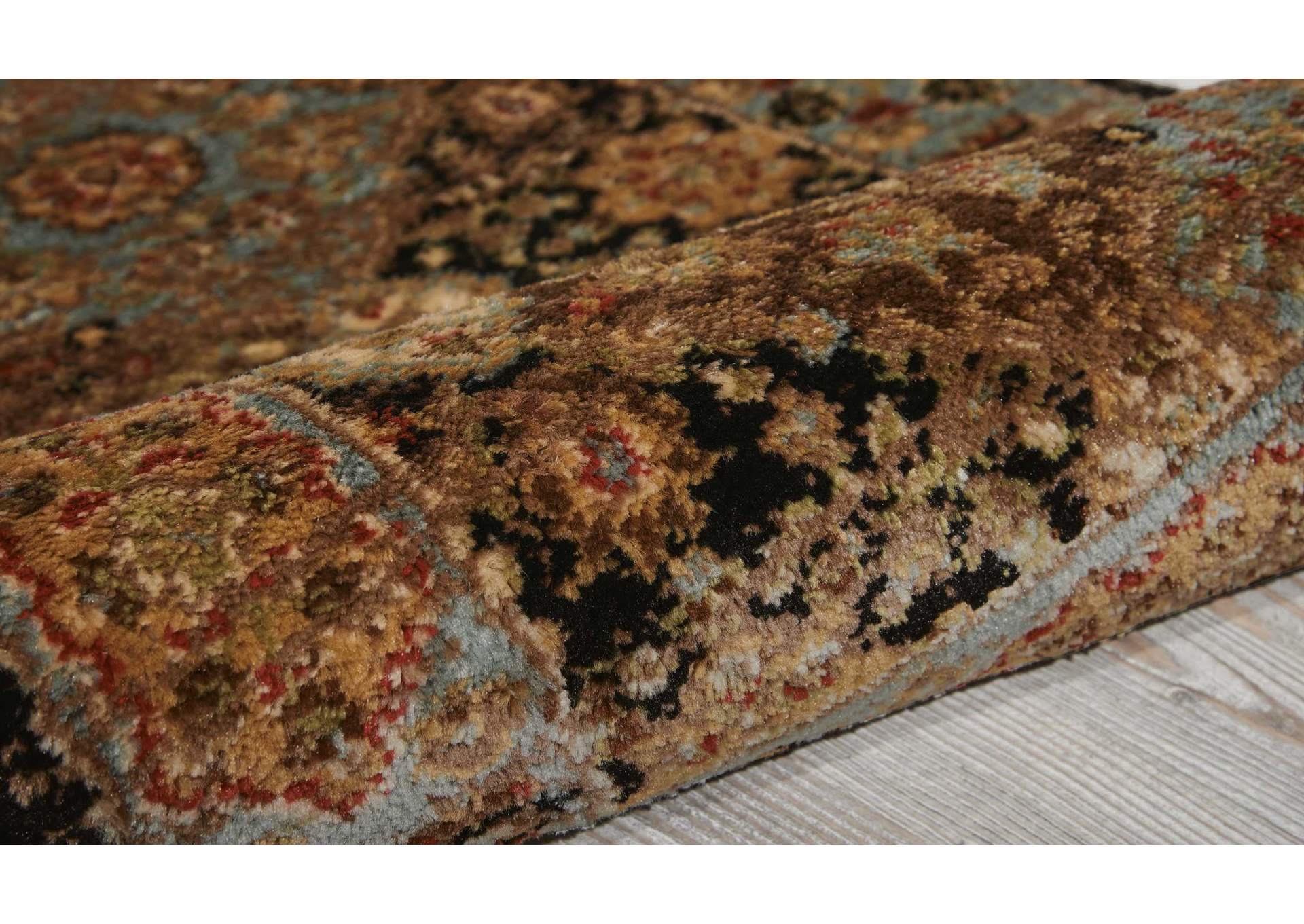 Nourison Delano 2'x3' Black Area Rug,Nourison