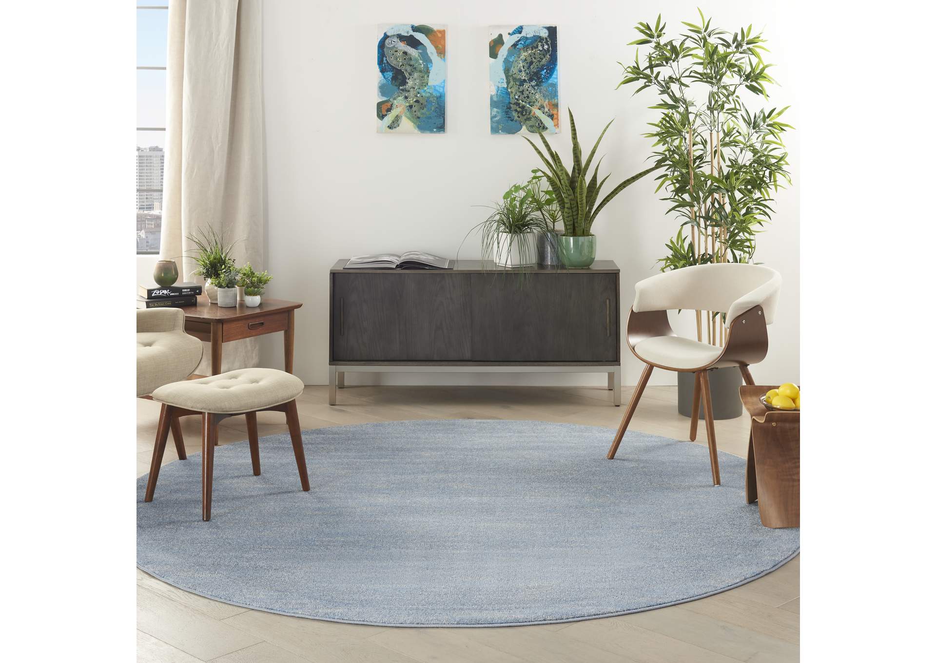 Nourison Nourison Essentials 8' Round Area Rug,Nourison