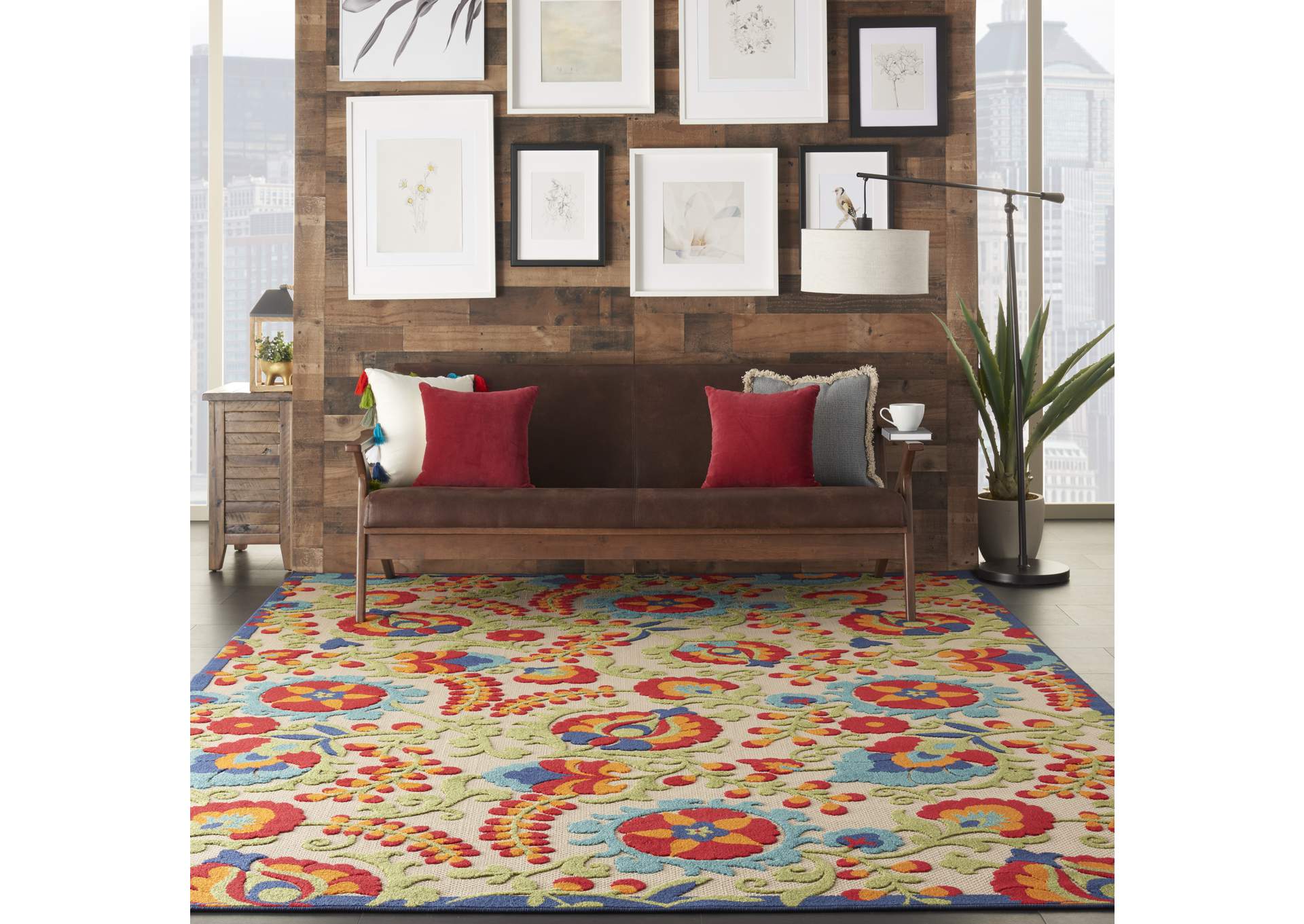 Nourison Aloha 7' x 10' Multicolor Area Rug,Nourison