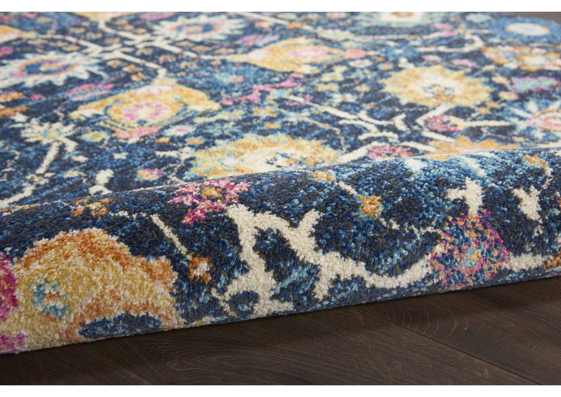 Nourison Passion 8' x 10' Navy and Blue Area Rug,Nourison