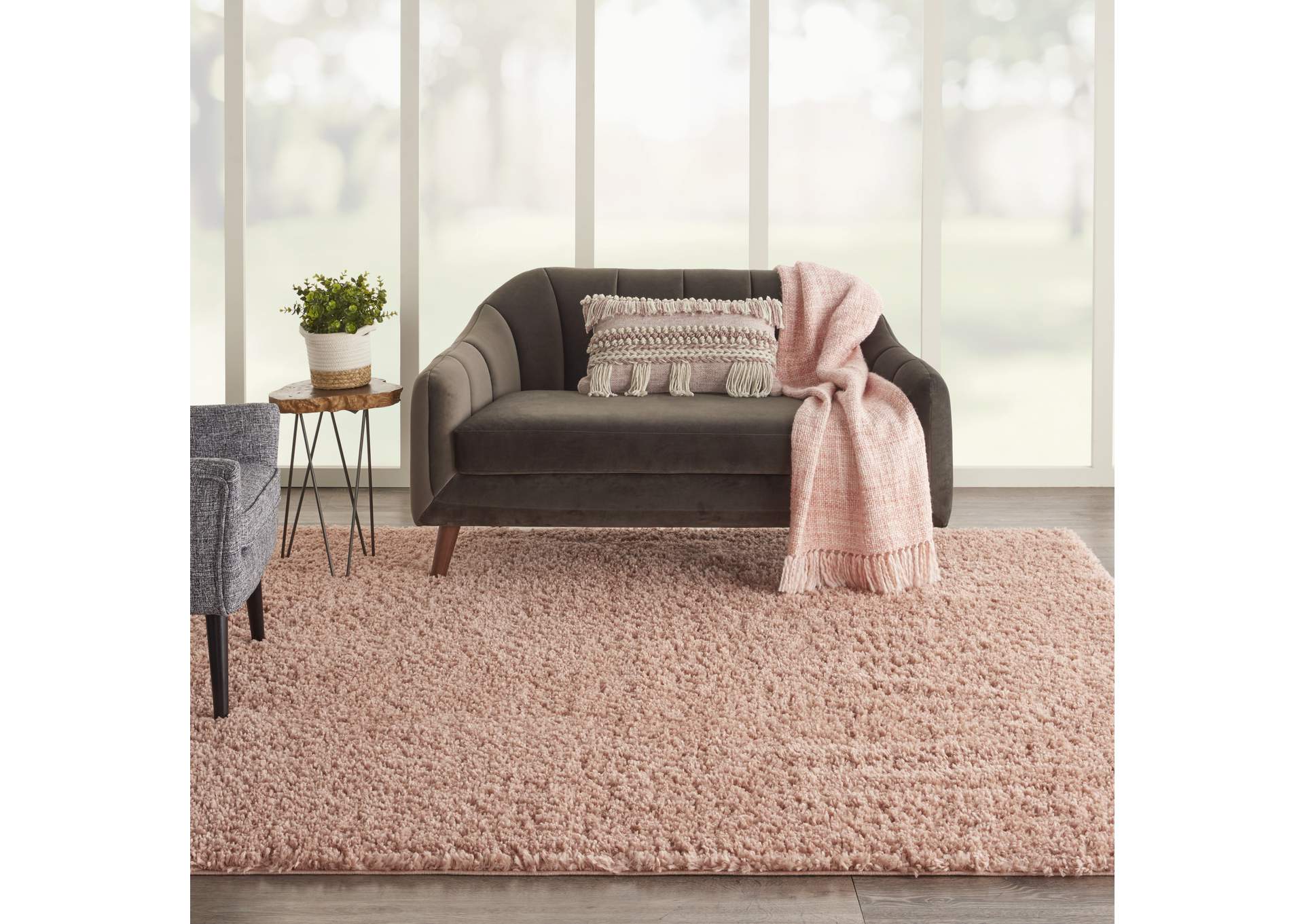 Nourison Malibu Shag 8' Square Area Rug,Nourison
