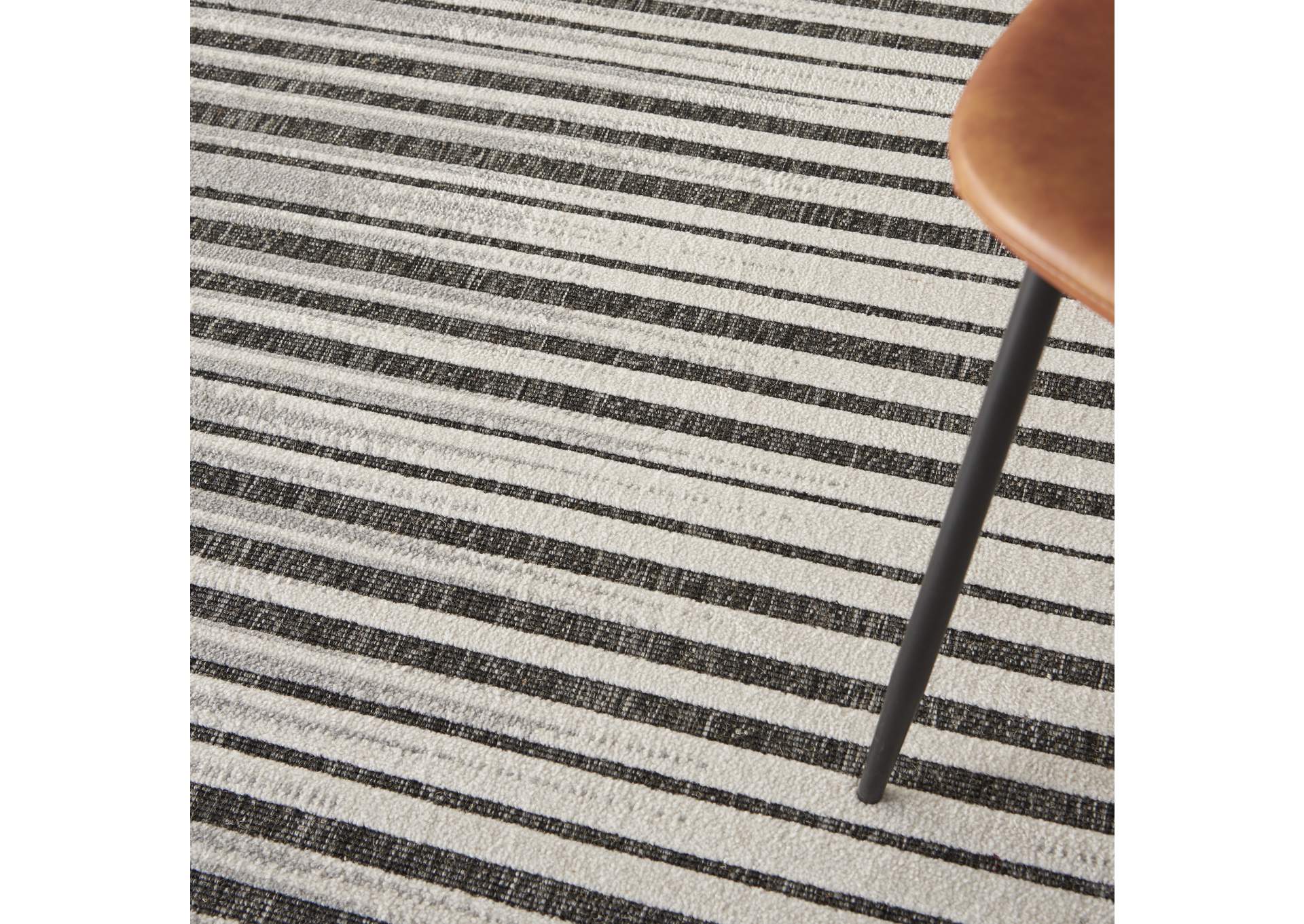Nourison Key Largo 4'x6' Dark Grey Area Rug,Nourison