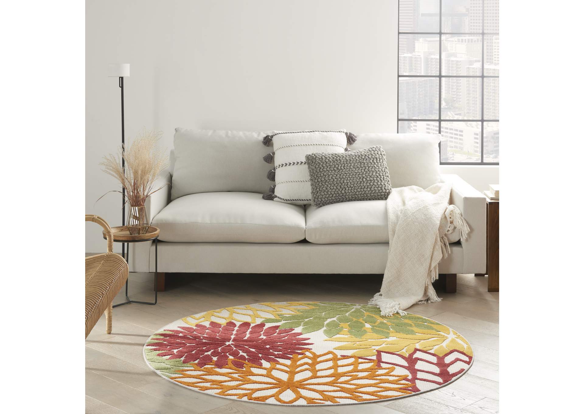 Nourison Aloha 5' Round Area Rug,Nourison