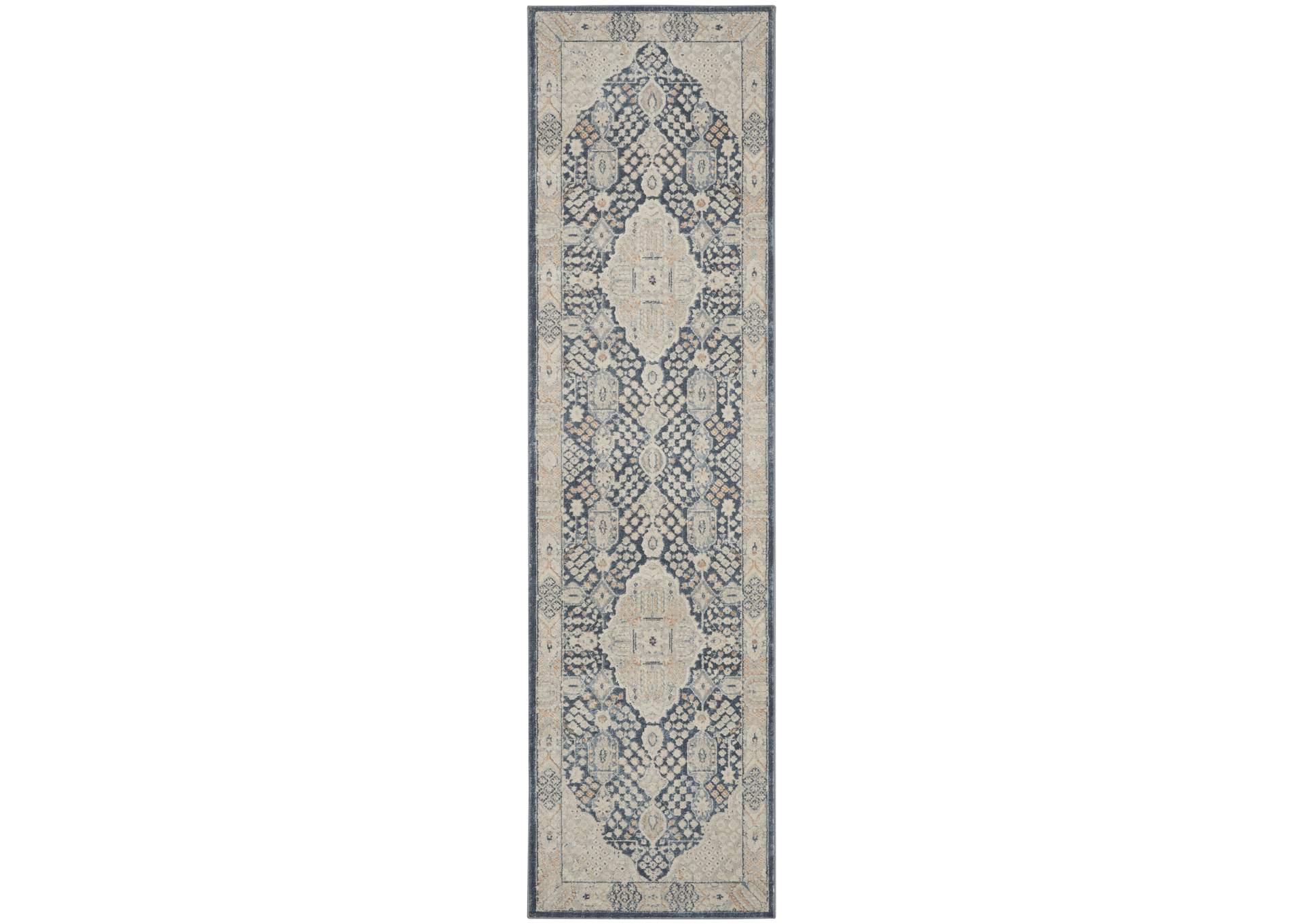 Kathy Ireland Ki25 Malta 8' Runner Area Rug,Nourison
