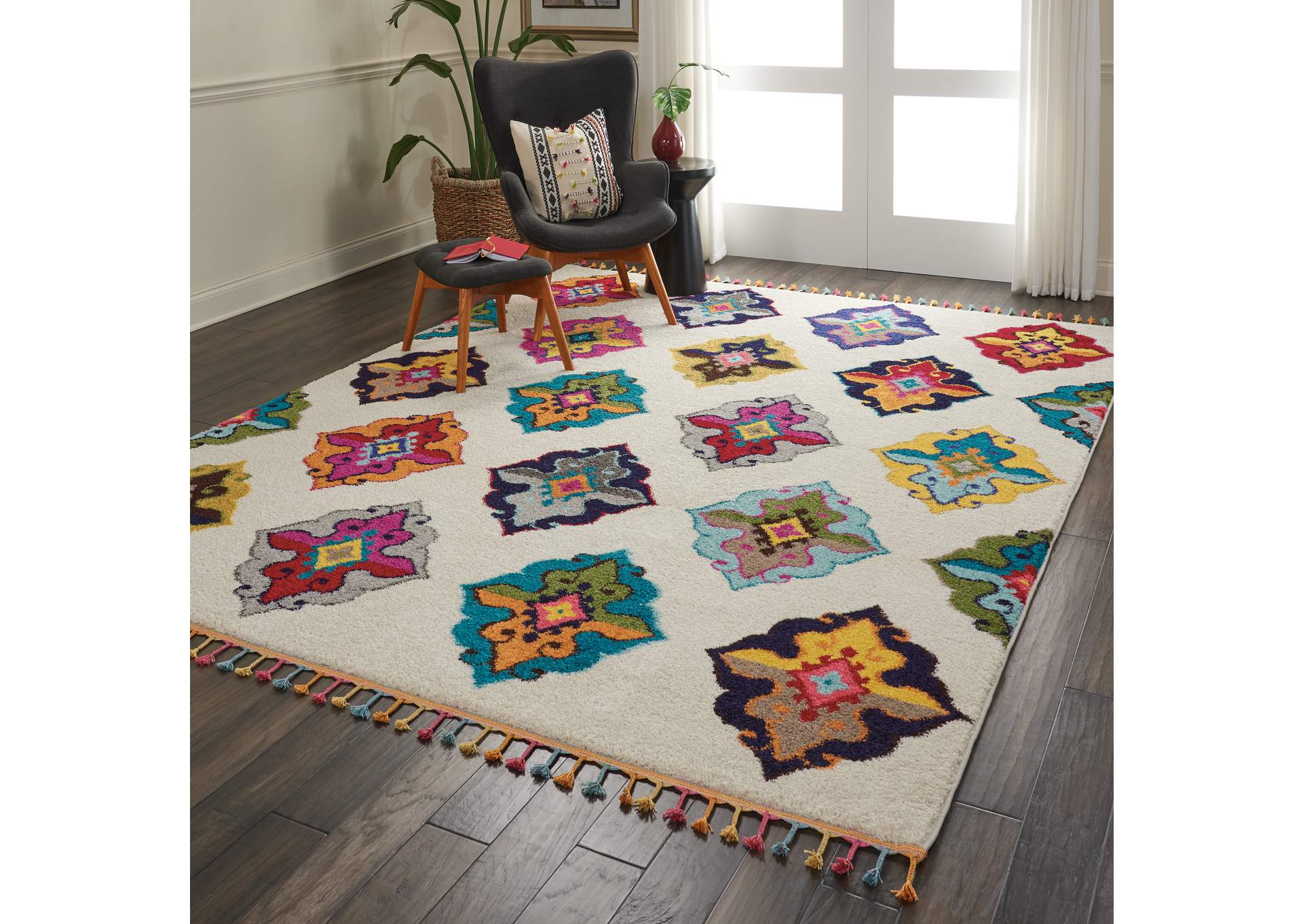 Nourison Nomad NMD06 Multicolor 9'x12' Oversized Rug,Nourison