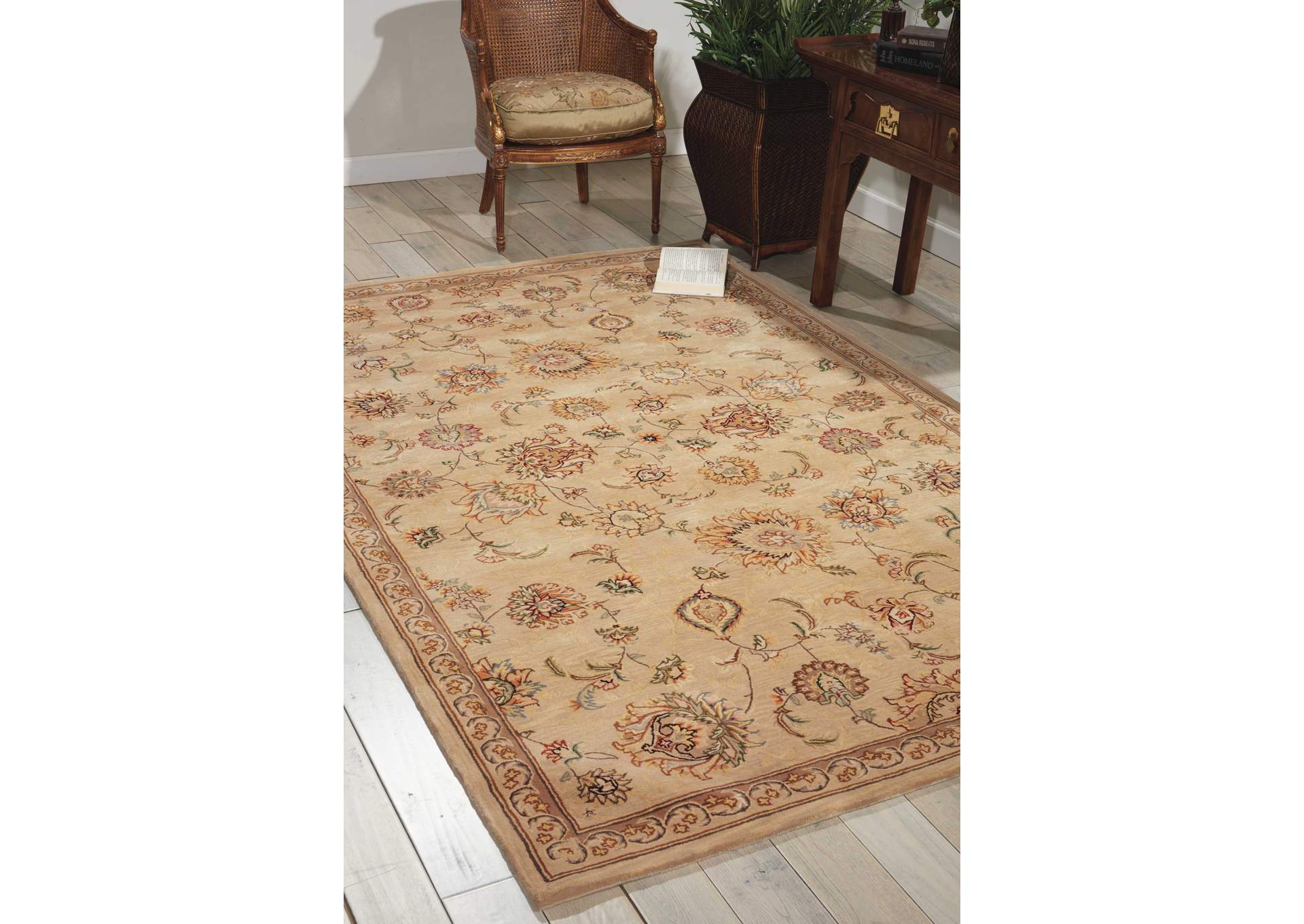Nourison 2000 2360 Beige 4'x6' Area Rug,Nourison