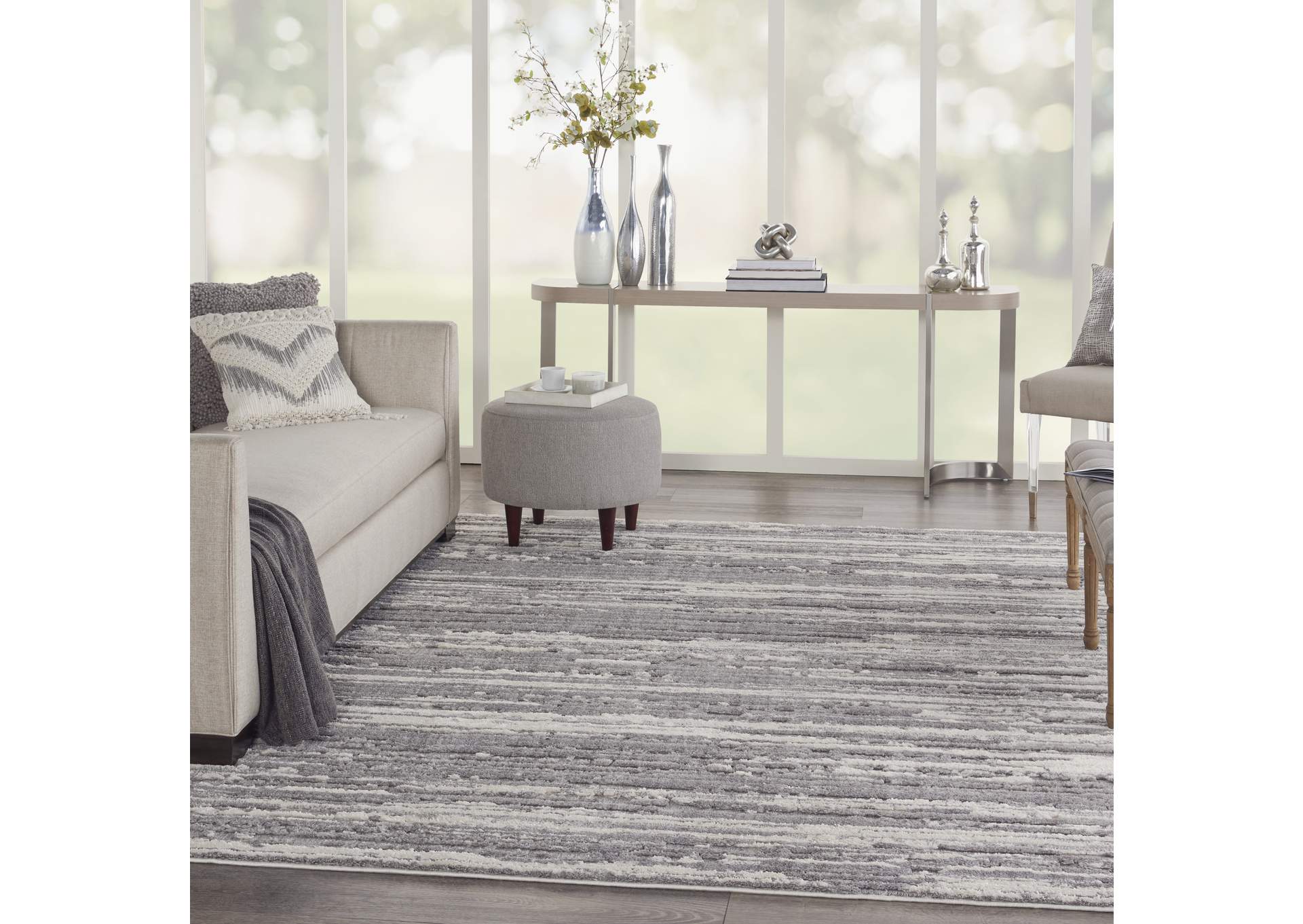 Nourison Zermatt 8' x 10' Ivory Neutral Area Rug,Nourison