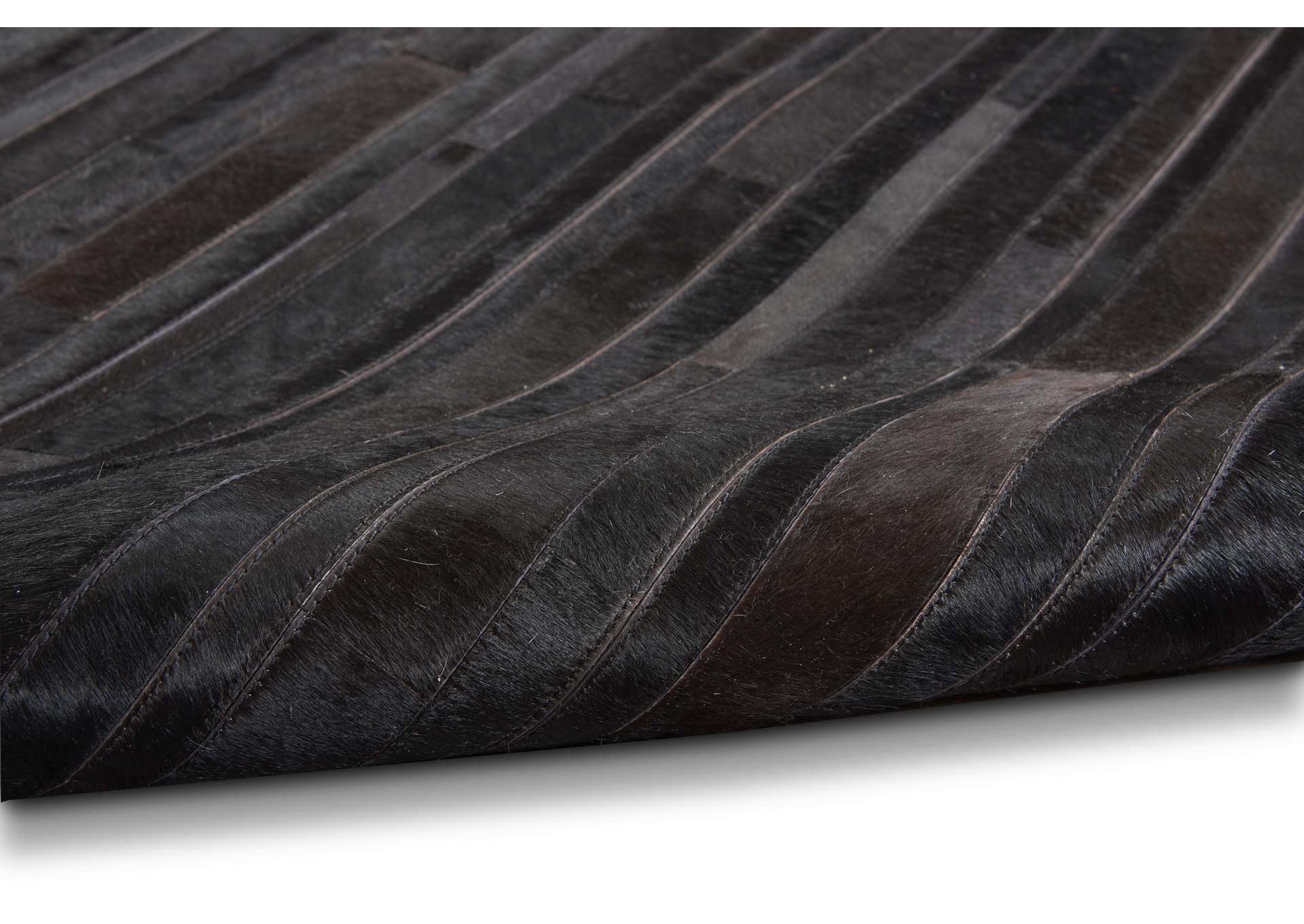 Calvin Klein Home Prairie PRA1 Black 6'x8' Area Rug,Nourison