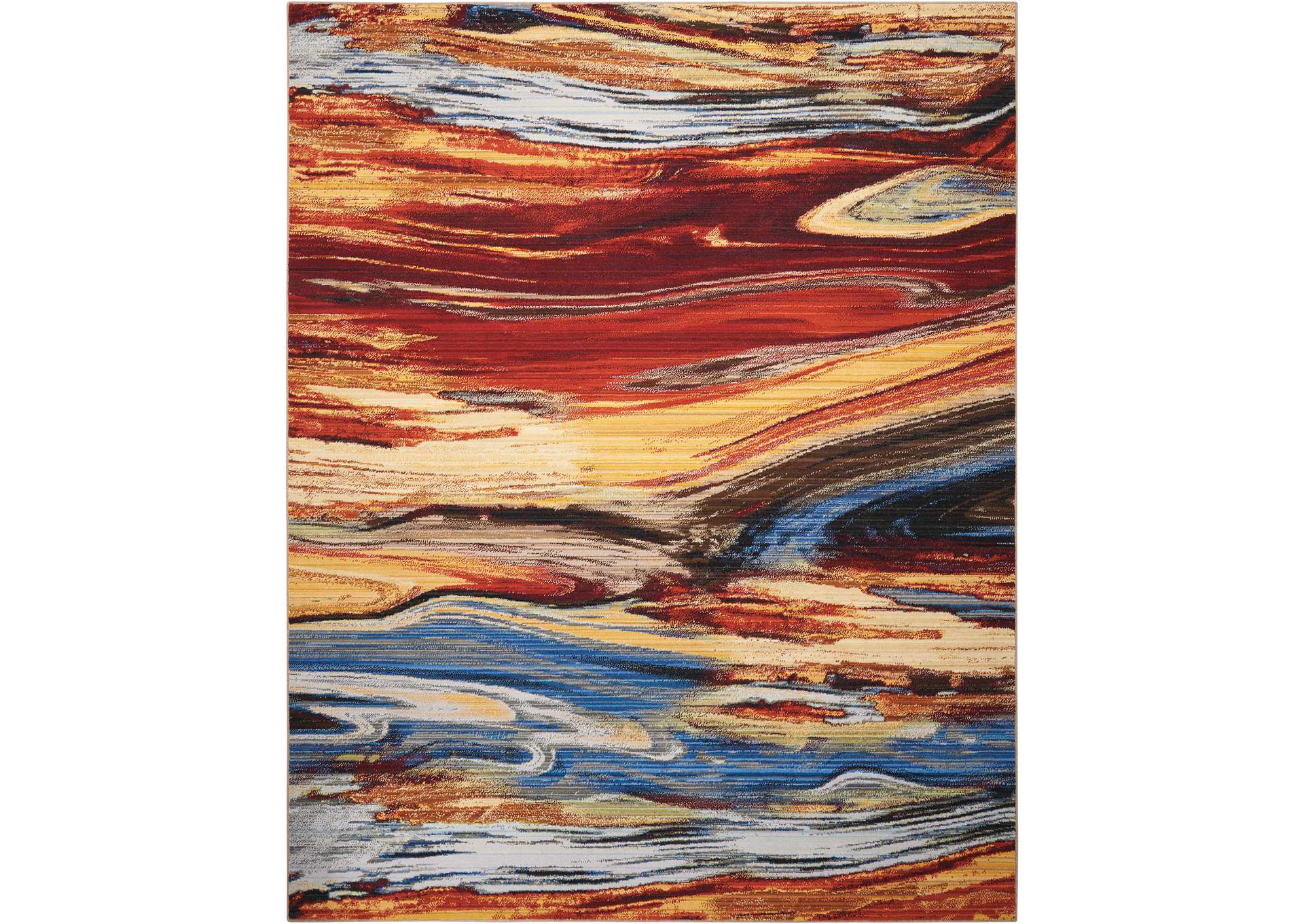 Nourison Chroma CRM04 Multicolor 9'x12' Oversized Rug,Nourison