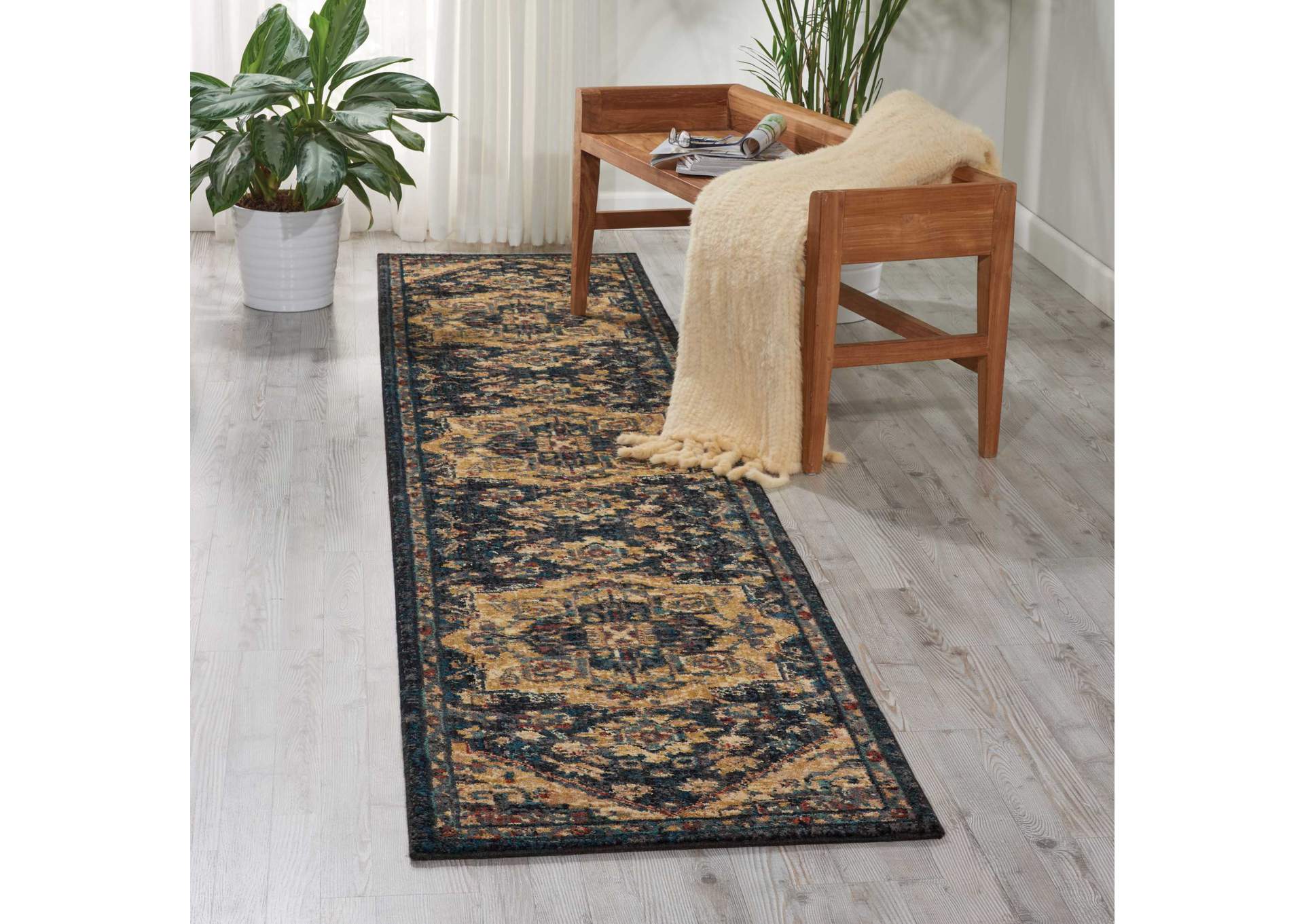 Nourison 2020 NR206 11' Runner Area Rug,Nourison