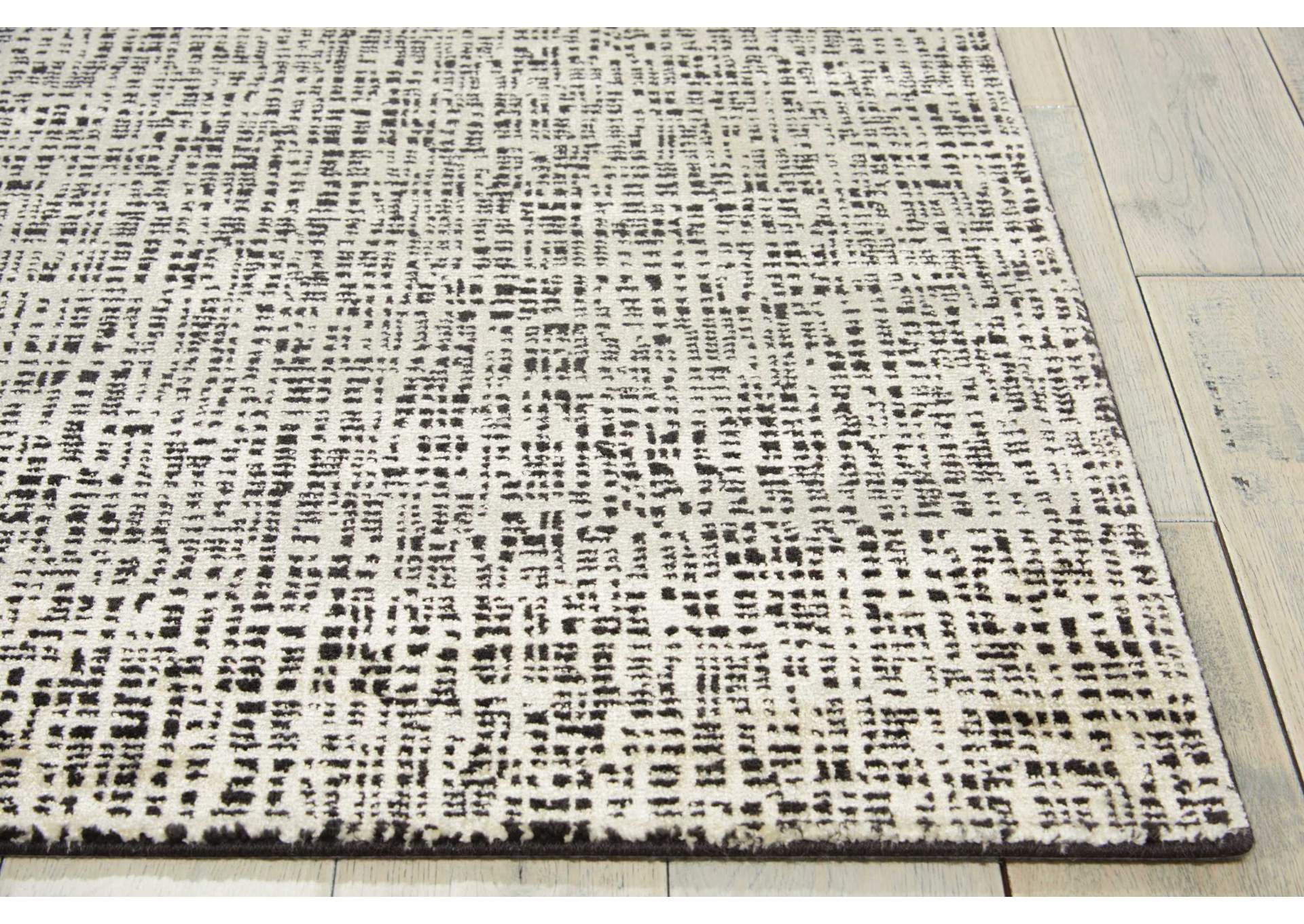 Nourison Starlight STA02 Black 4'x6' Area Rug,Nourison