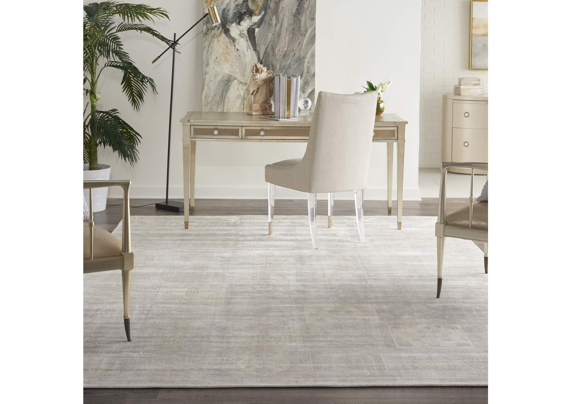 kathy ireland Home Desert Skies DSK01 Beige 9'x12' Oversized Rug,Nourison