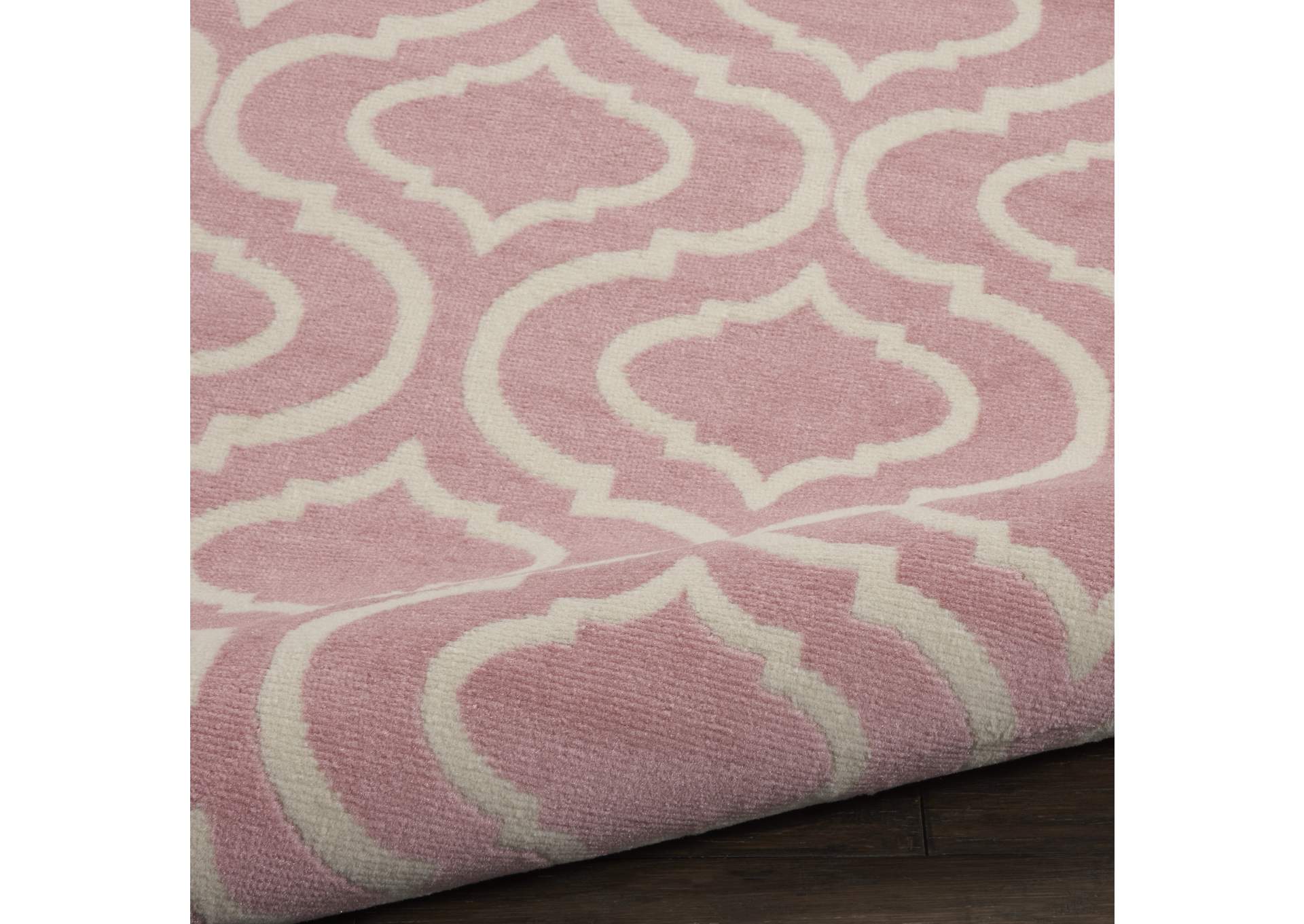 Nourison Jubilant 8' Round Pink Area Rug,Nourison