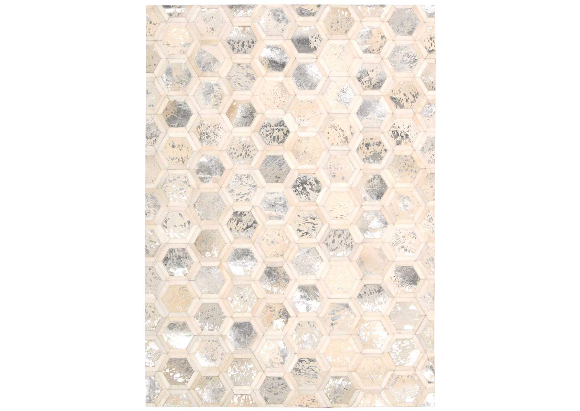 Michael Amini City Chic MA100 White 8'x10' Rug,Nourison