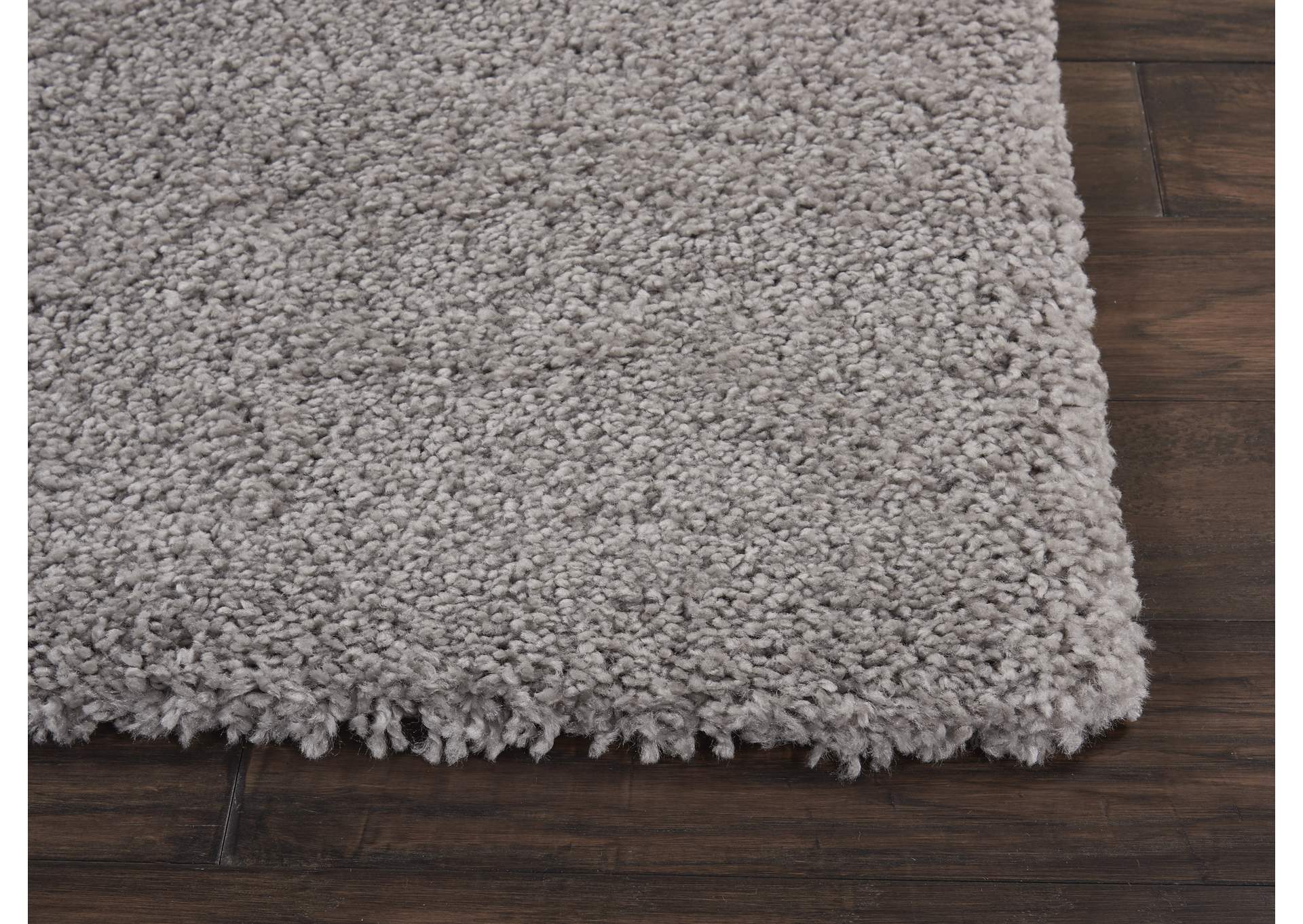 Nourison Malibu Shag MSG01 Grey 8'x10' Large Rug,Nourison
