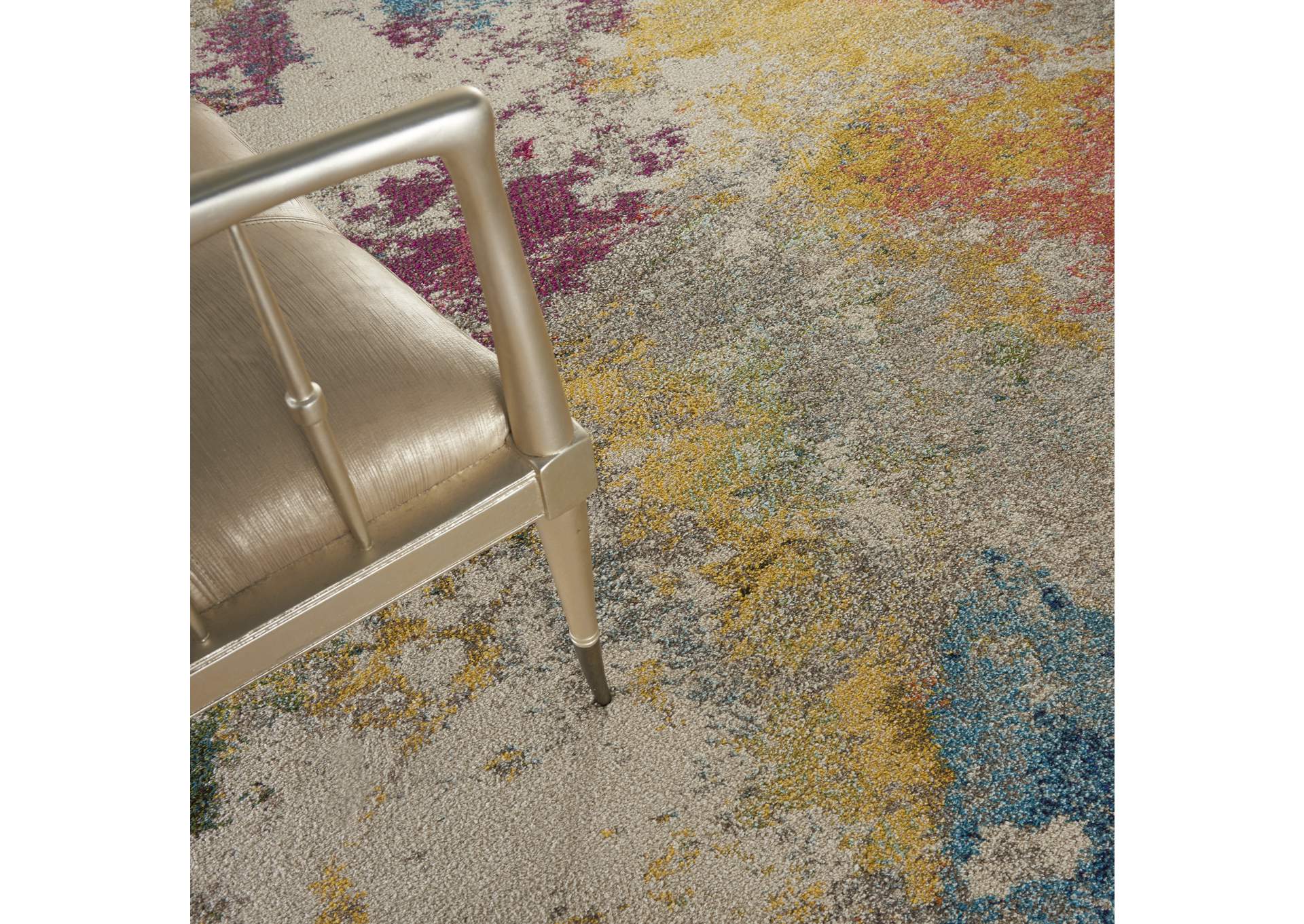 Nourison Celestial CES12 Multicolor 6'x9' Colorful Area Rug,Nourison