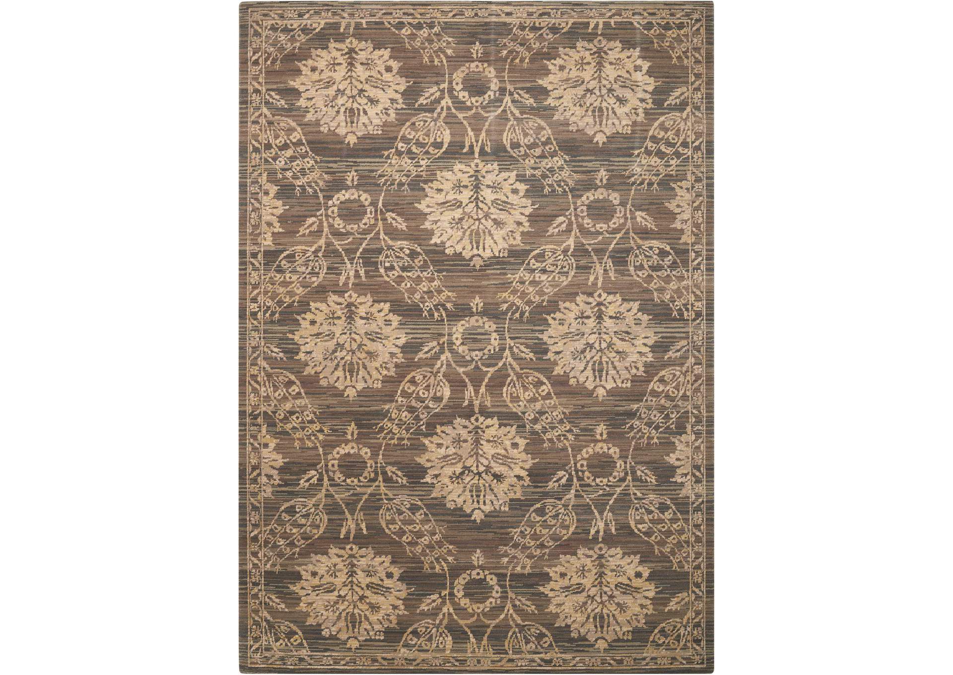 Nourison Silk Elements SKE31 Grey 5'x8' Area Rug,Nourison