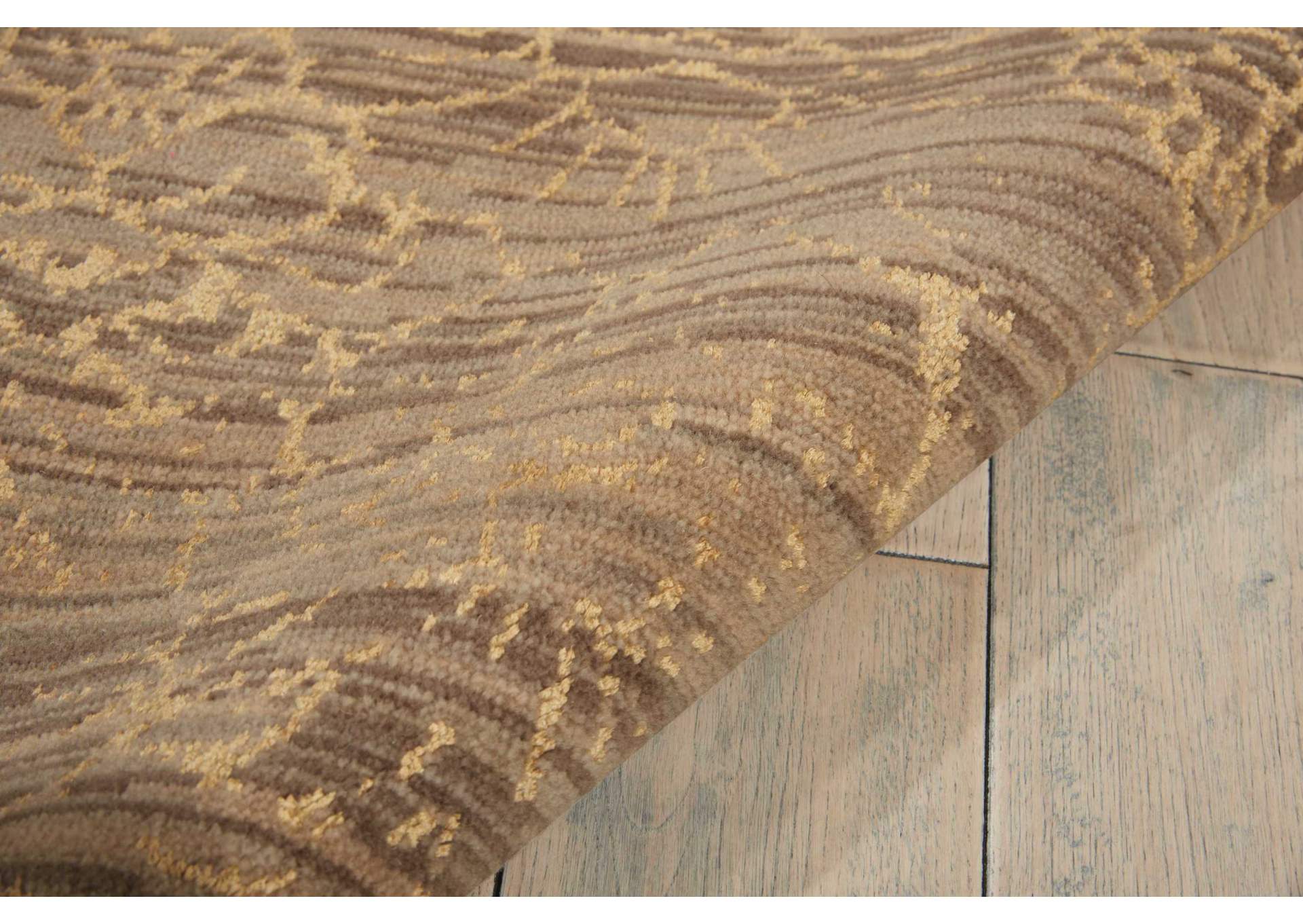 Nourison Silken Allure SLK26 Brown 8'x10' Rug,Nourison