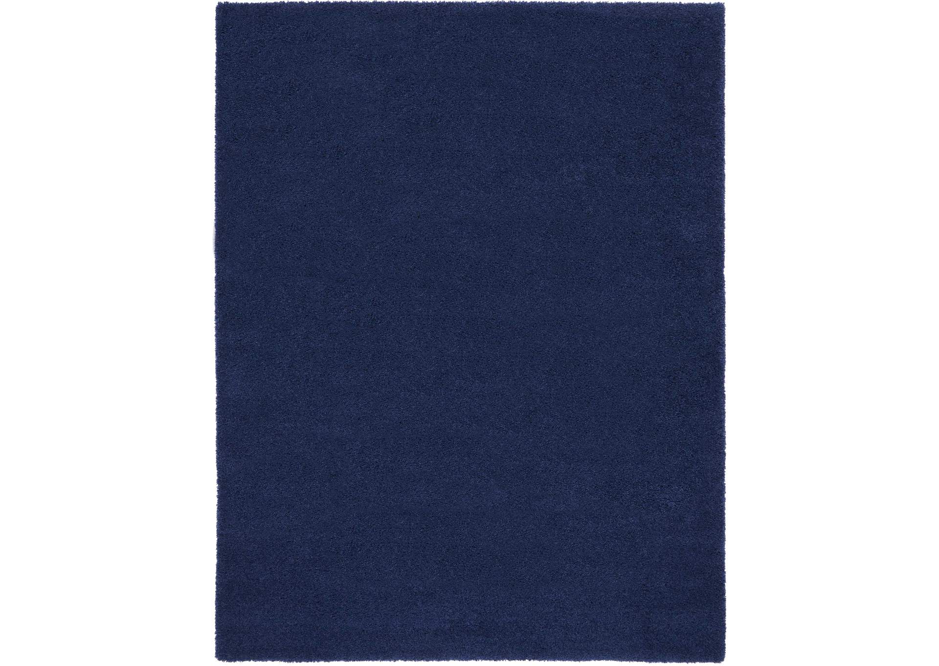Nourison Malibu Shag MSG01 Dark Blue 9'x12' Oversized Rug,Nourison