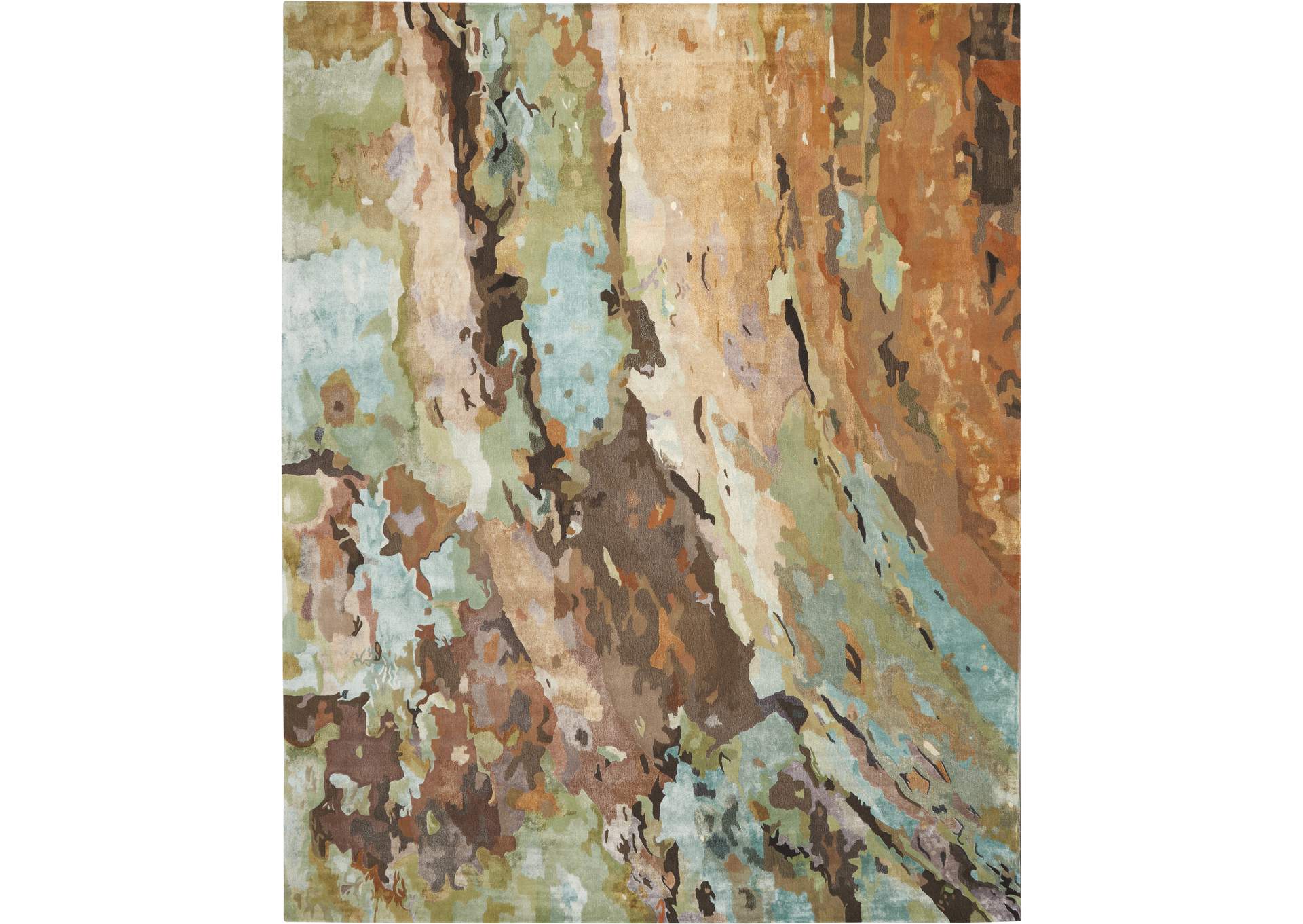 Nourison Prismatic 12'x15" Multicolor Abstract Oversized Area Rug,Nourison