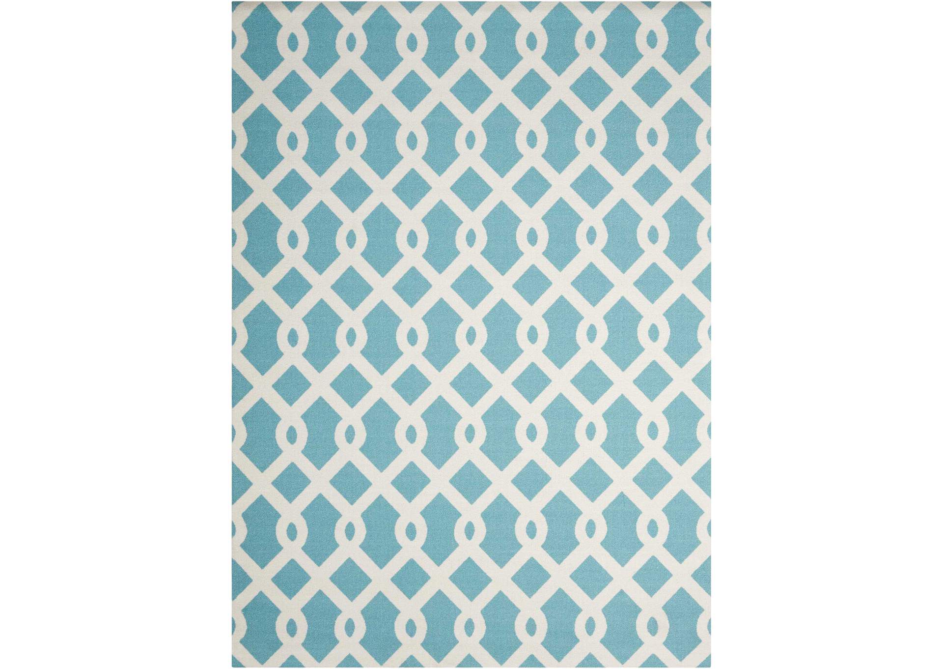 Waverly Sun N Shade 2'x4' Blue Area Rug,Nourison