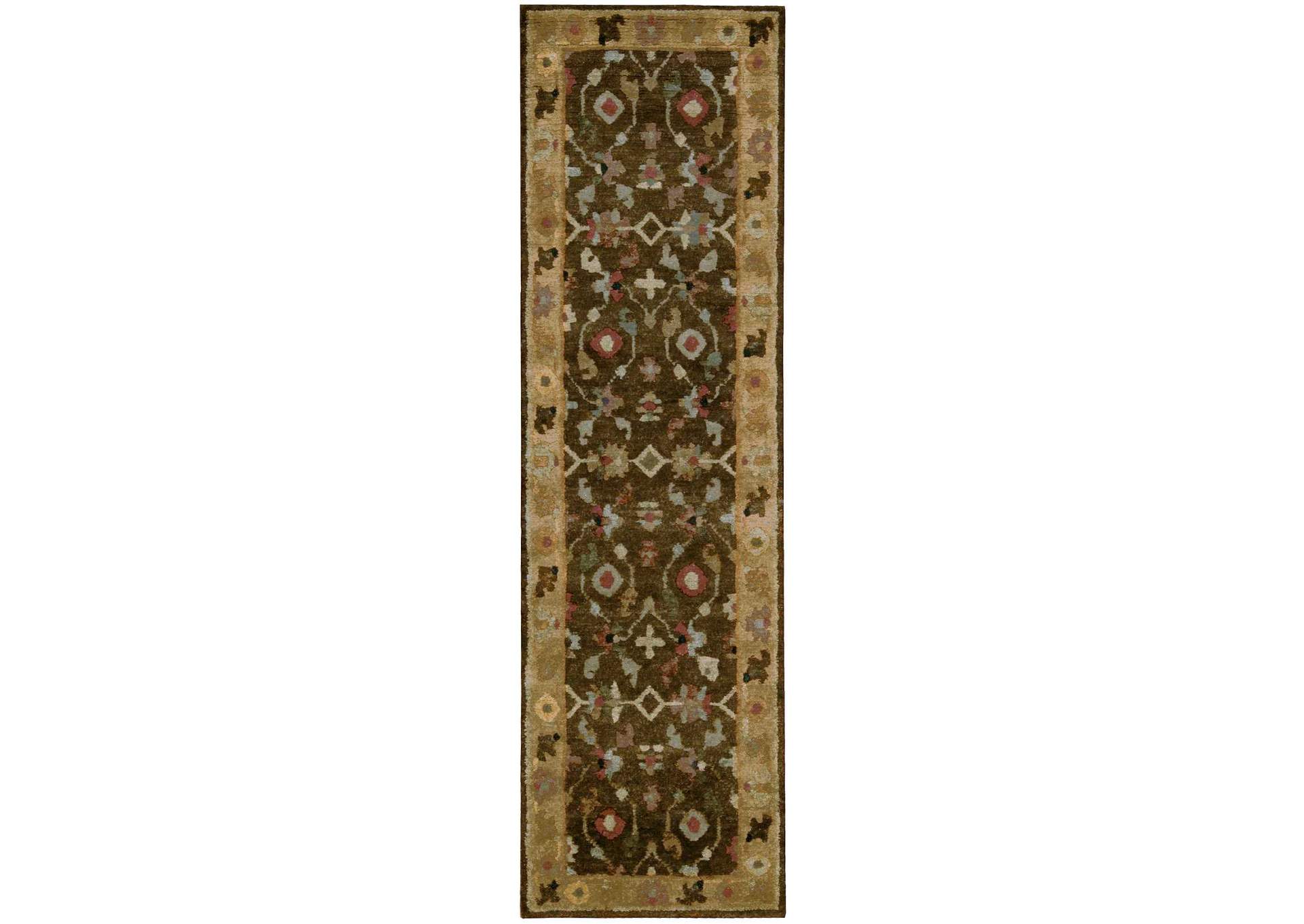 Nourison Tahoe TA10 Black 8' Runner Hallway Rug,Nourison