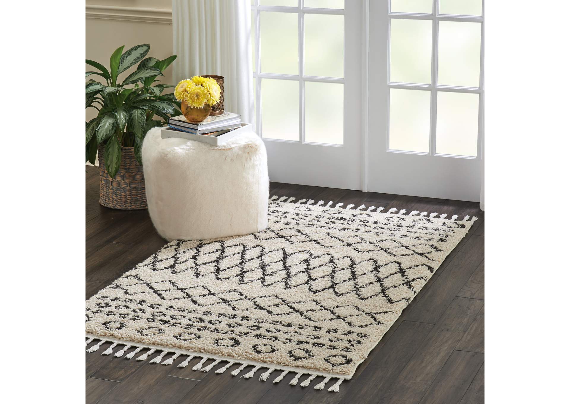 Nourison Moroccan Shag 4' x 7' Area Rug,Nourison