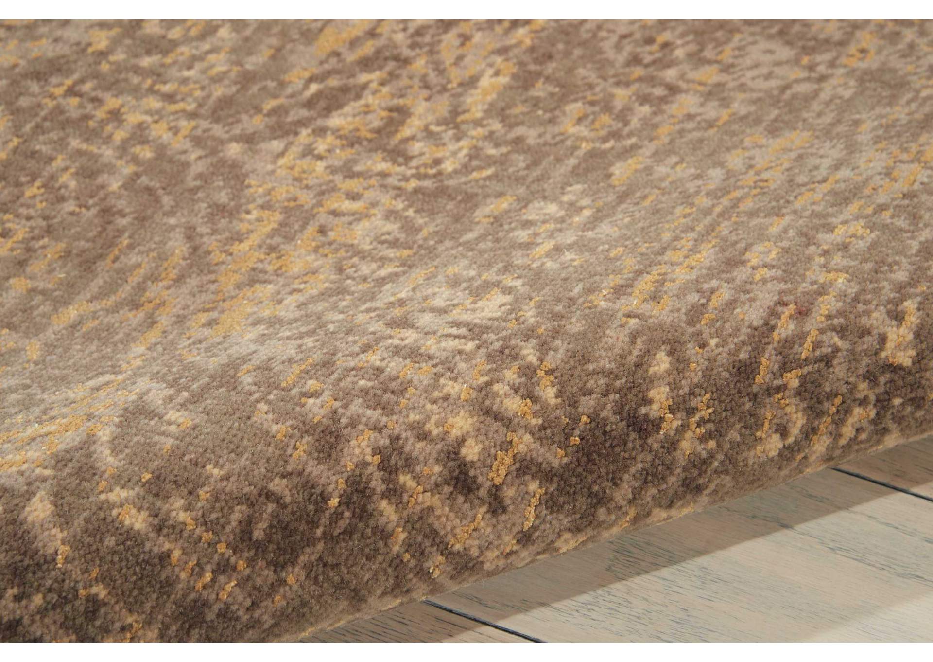 Nourison Silken Allure SLK19 Beige 10' Runner Hallway Rug,Nourison