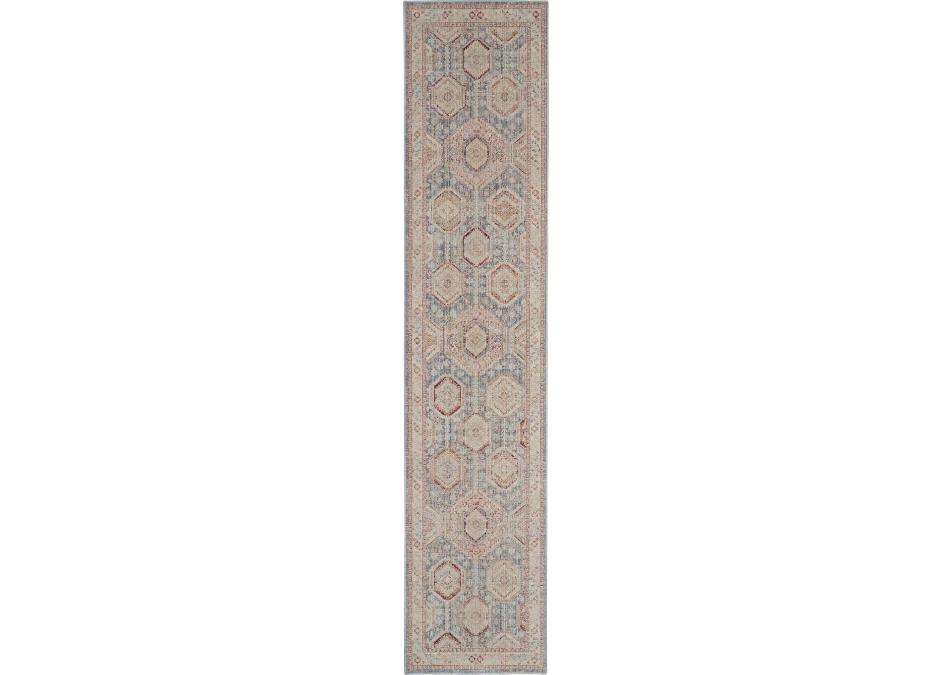 Nourison Homestead 8' Runner Traditional Area Rug,Nourison