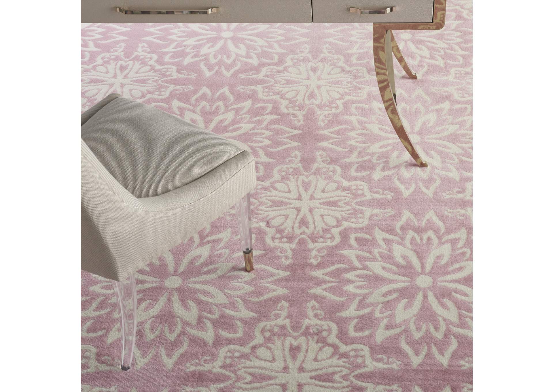 Nourison Jubilant 7'x10' Pink Area Rug,Nourison
