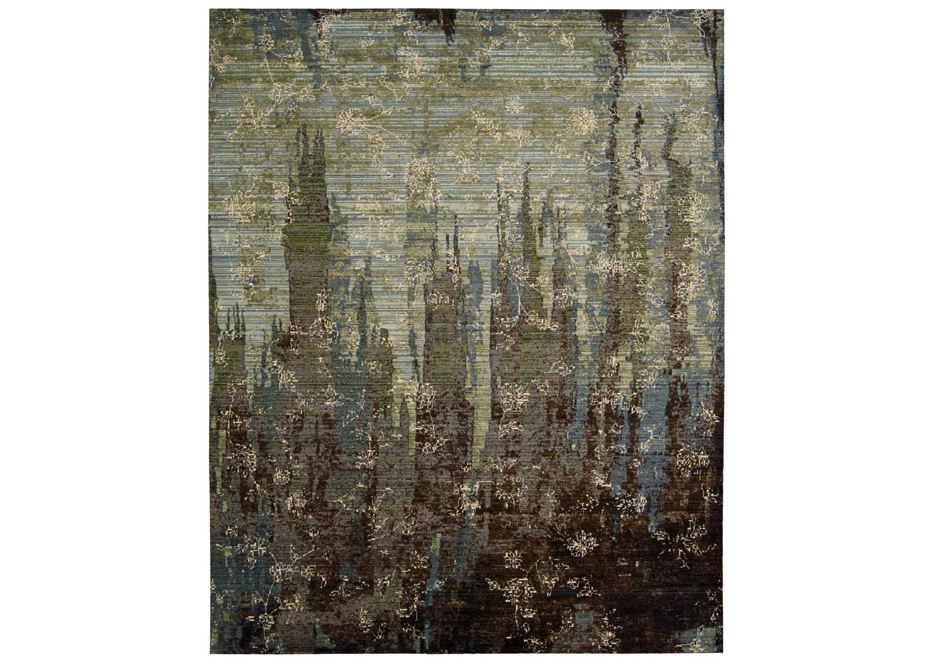 Nourison Rhapsody RH006 Multicolor 9'x12' Rug,Nourison