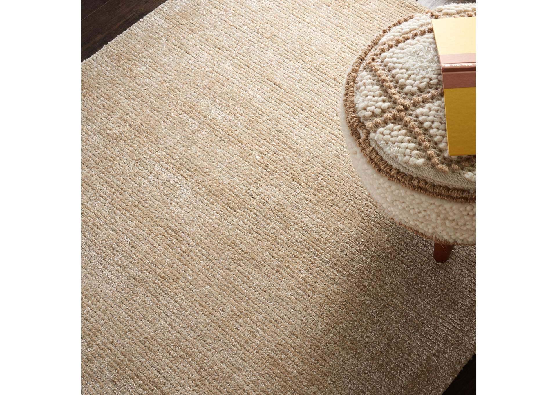 Nourison Weston WES01 Beige 5'x8' Contemporary Area Rug,Nourison