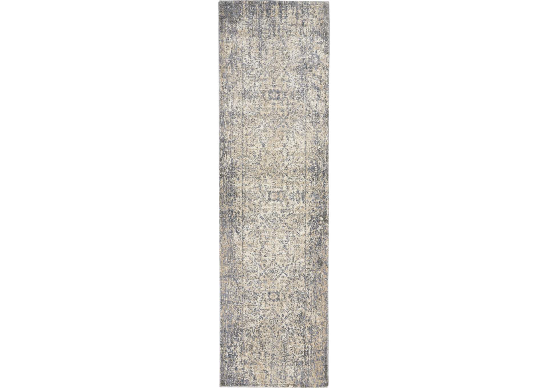 Kathy Ireland Moroccan Celebration 8' Runner Area Rug,Nourison