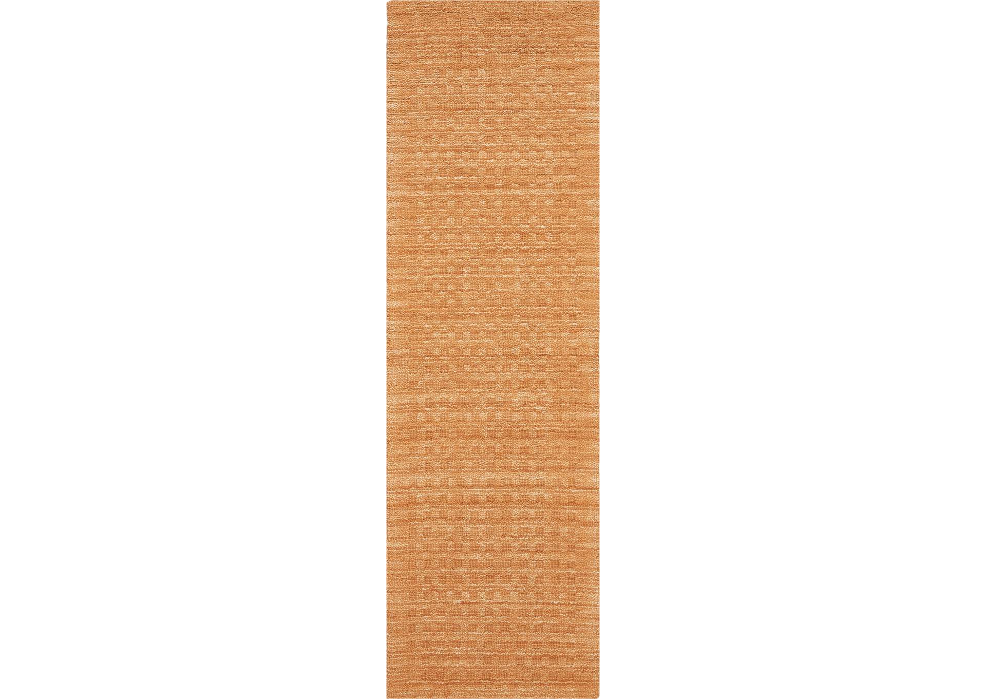 Nourison Marana MNN01 Orange 8' Runner Wool Hallway Rug,Nourison