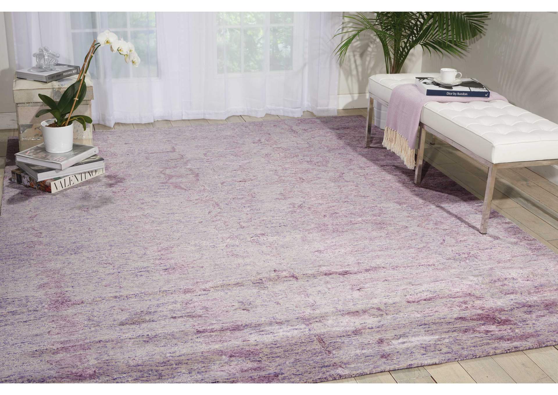 Nourison Gemstone GEM04 Purple 10'x14' Rug,Nourison