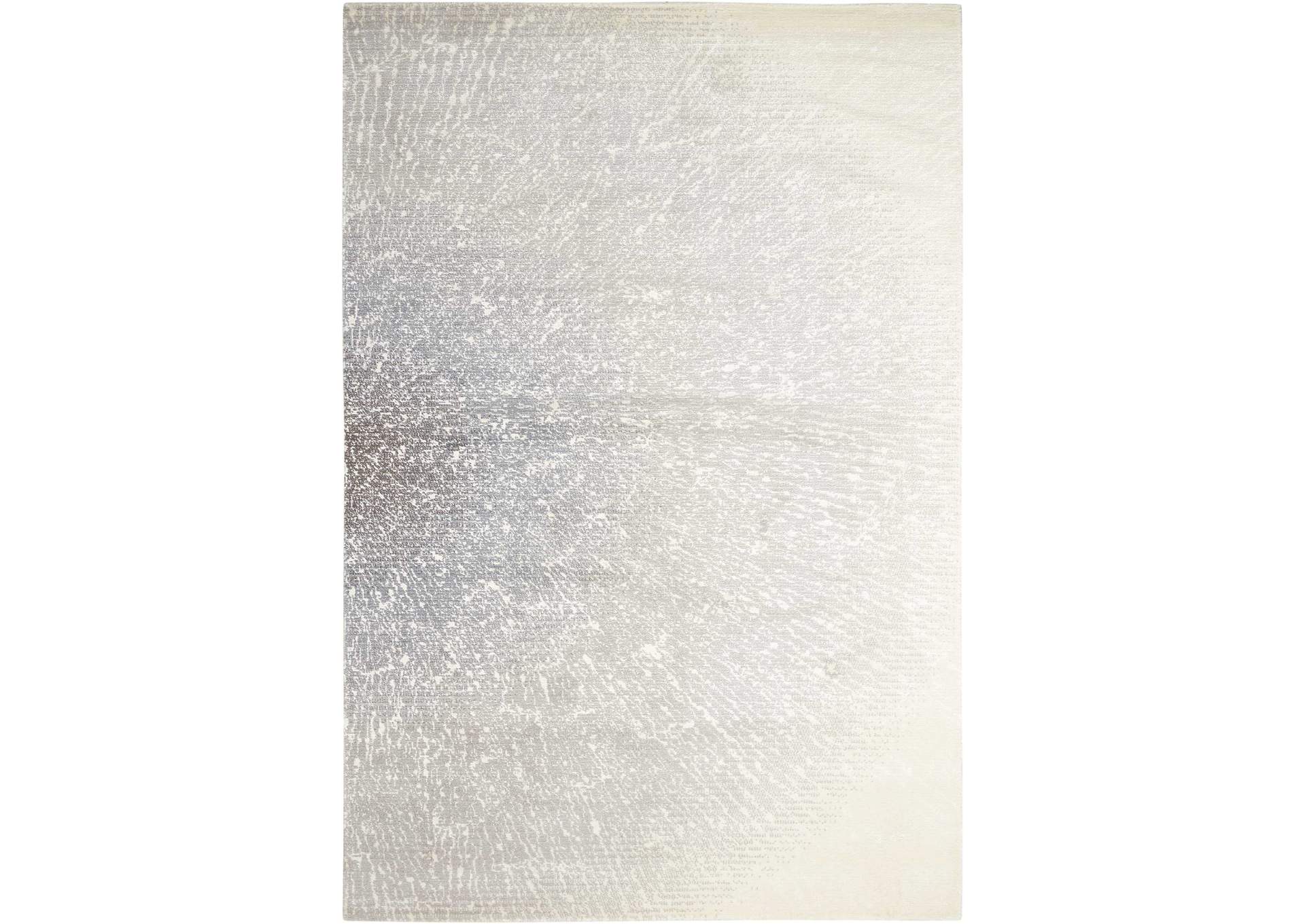 Nourison Twilight TWI12 Grey and White 9'x12' Oversized Rug,Nourison