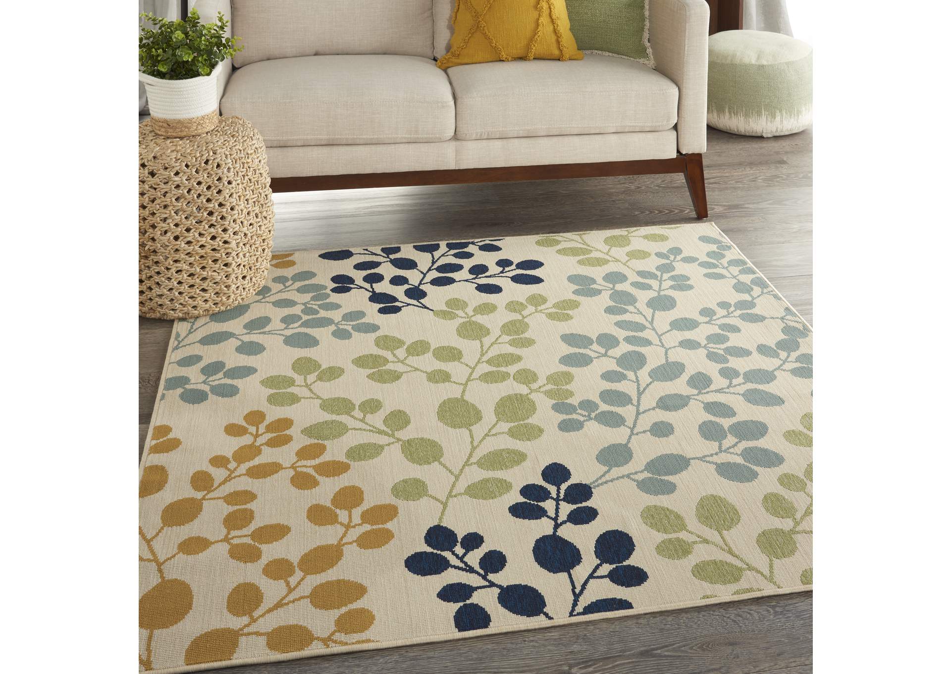 Nourison Caribbean 5' Square Area Rug,Nourison