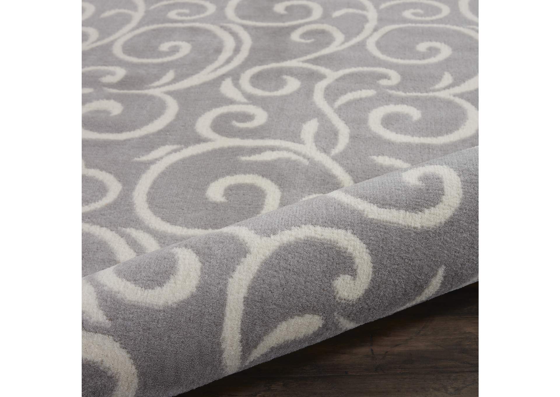 Nourison Grafix GRF19 Grey 3'x5' Area Rug,Nourison