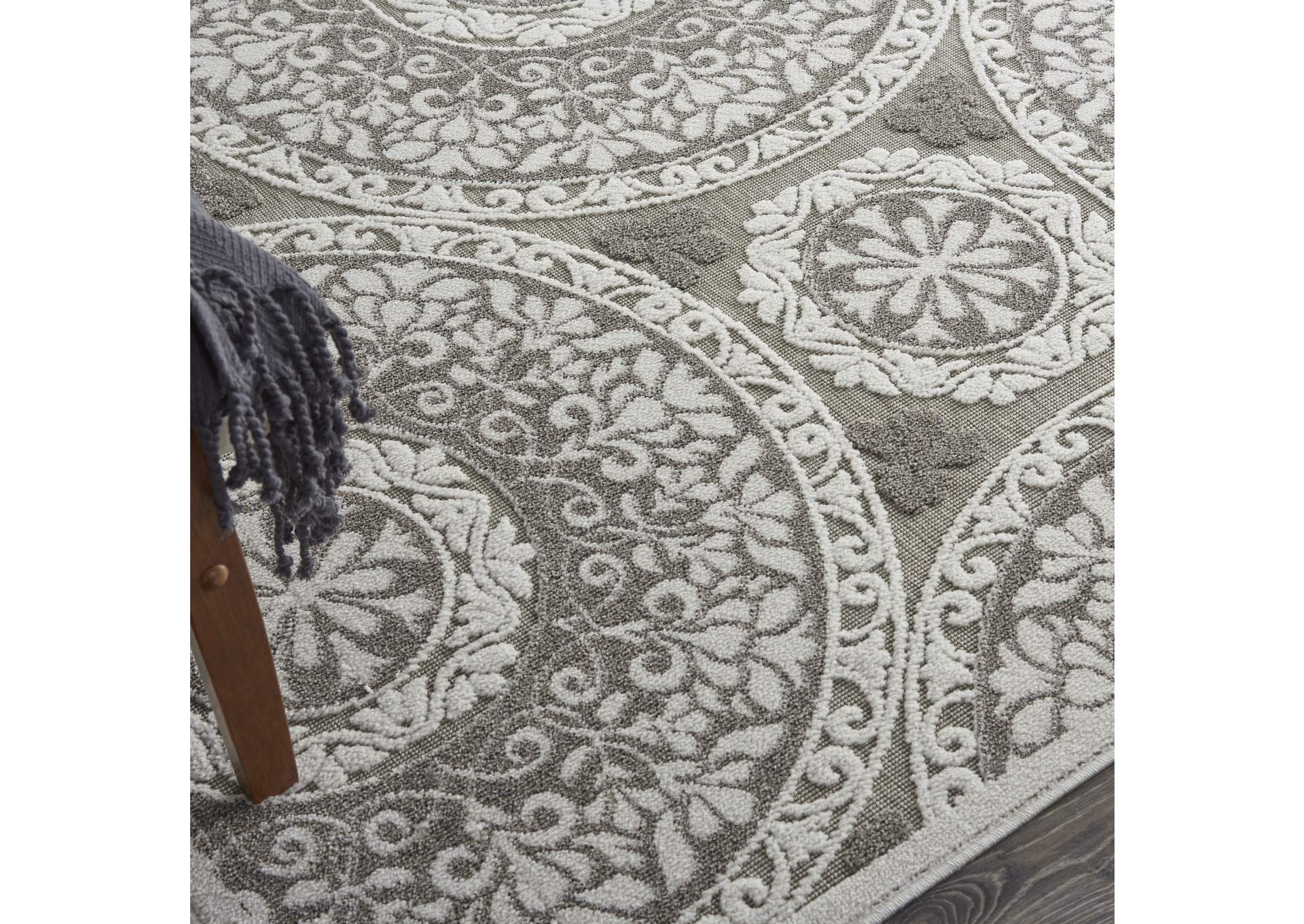 Nourison Key Largo 4'x6' Taupe Area Rug,Nourison