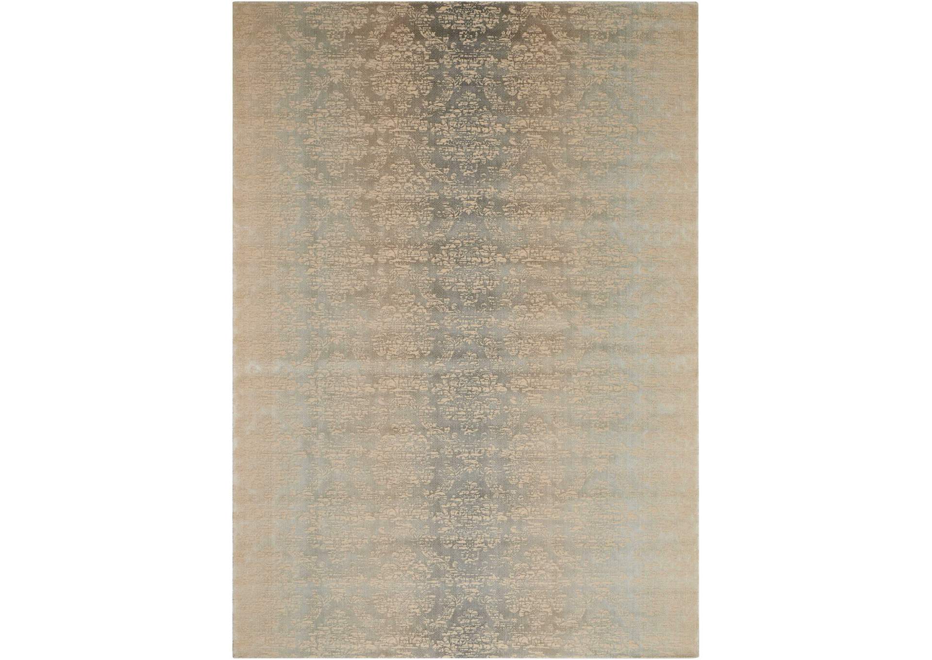 Nourison Luminance LUM03 Grey 9'x13' Rug,Nourison