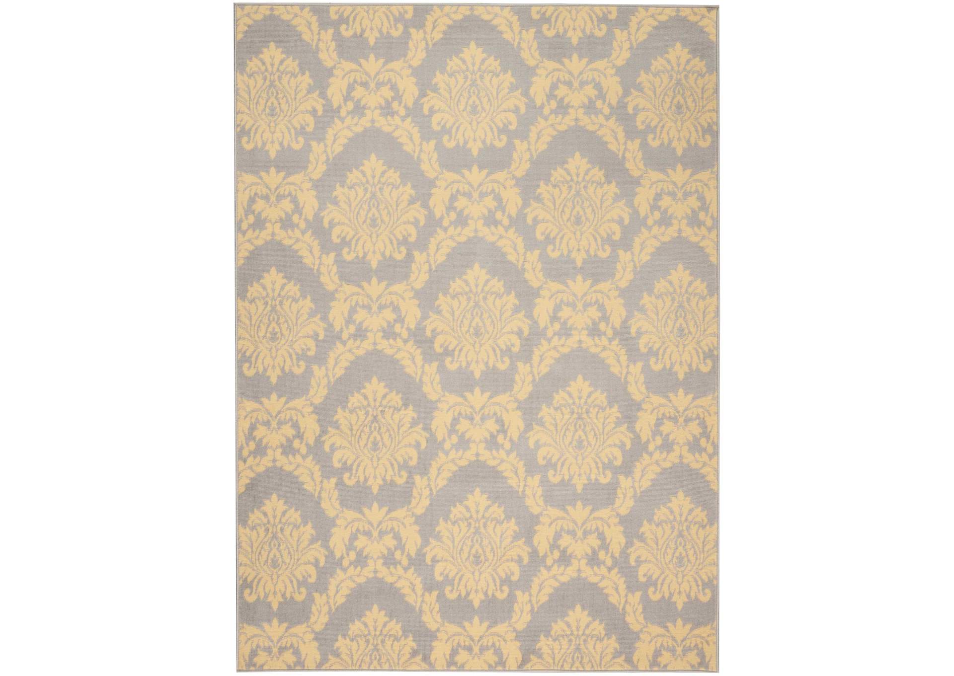 Nourison Grafix GRF11 Grey 5'x7' Area Rug,Nourison