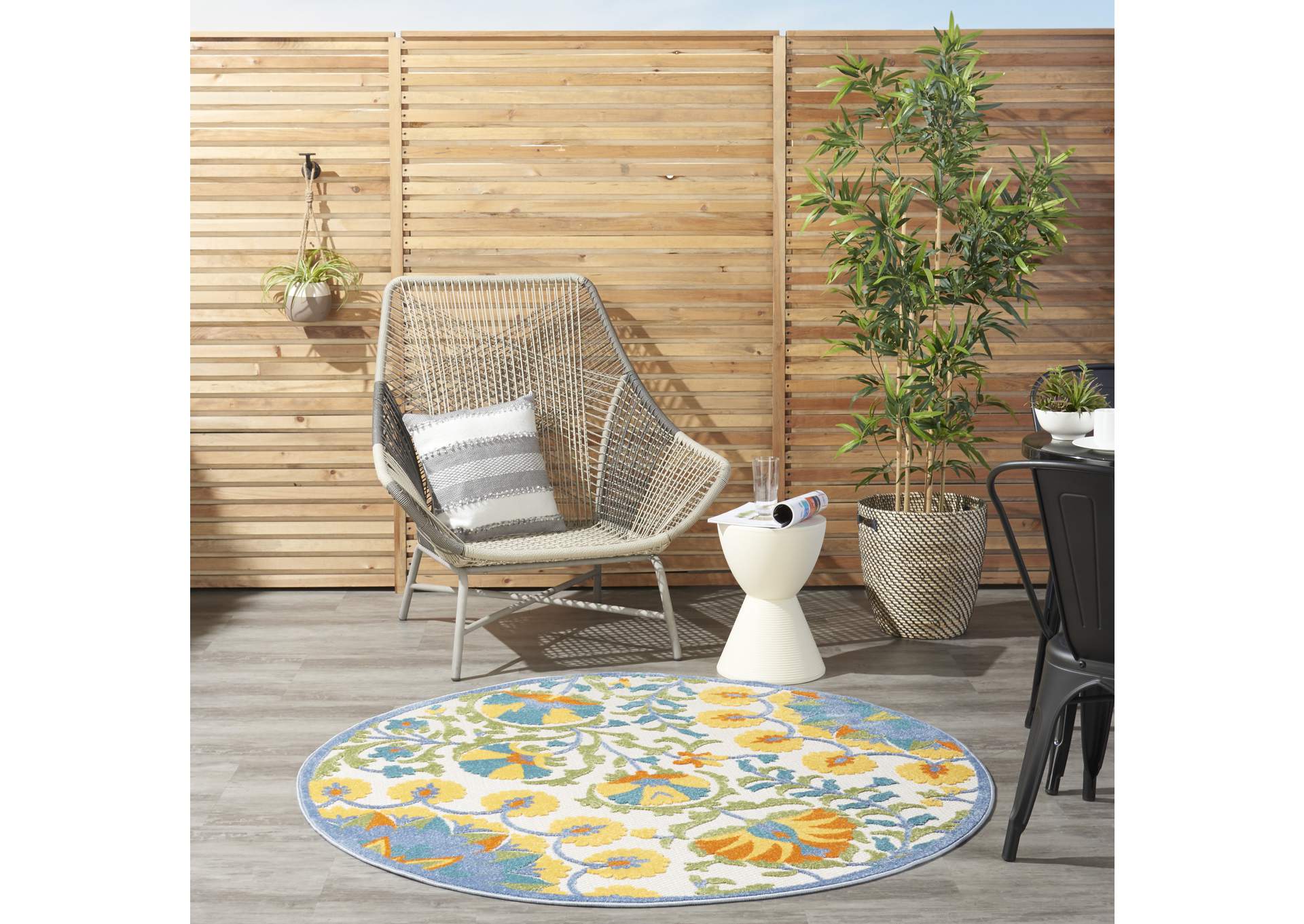 Nourison Aloha 4' Round Area Rug,Nourison