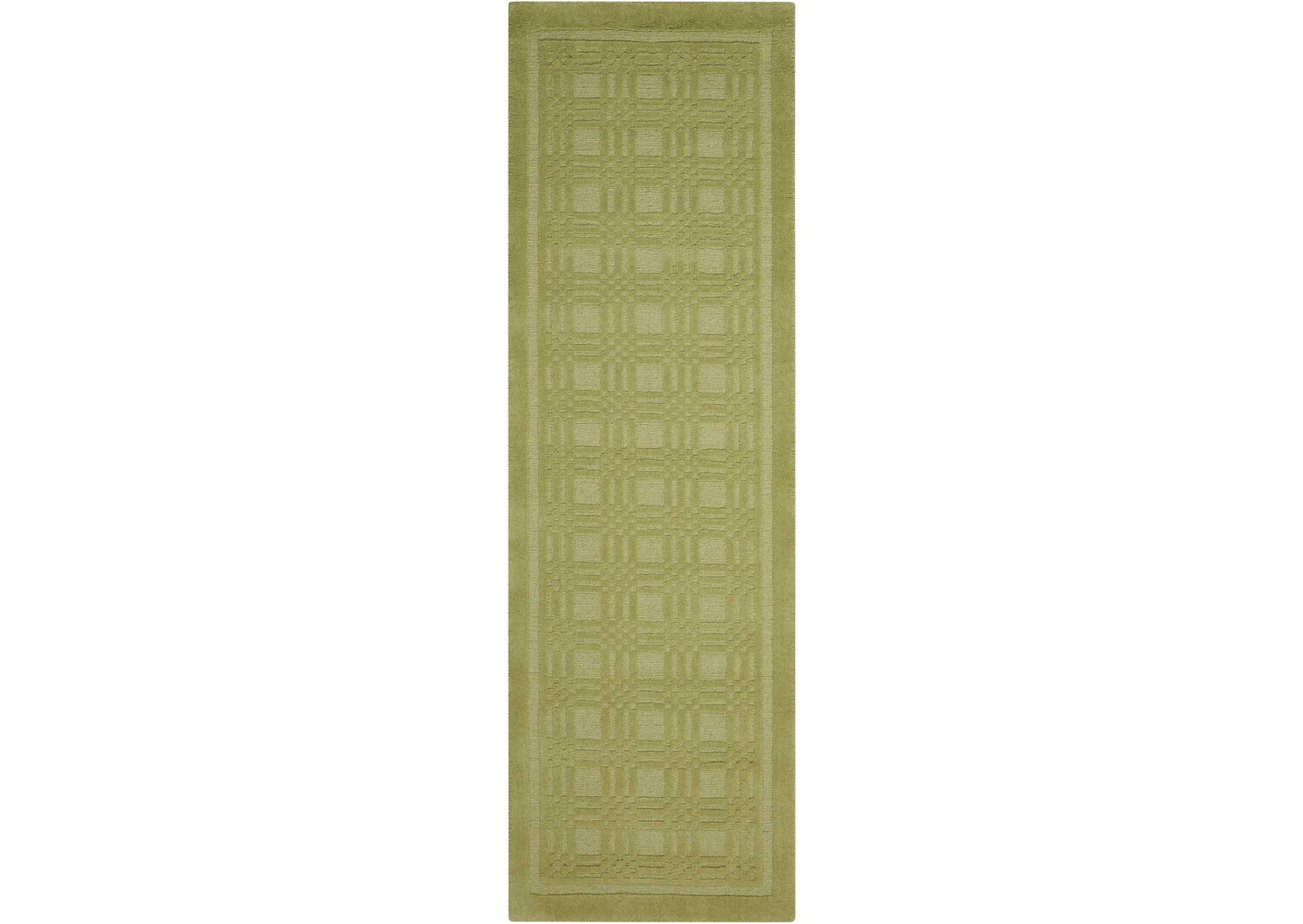 Nourison Westport WP32 Green 8' Runner Hallway Rug,Nourison