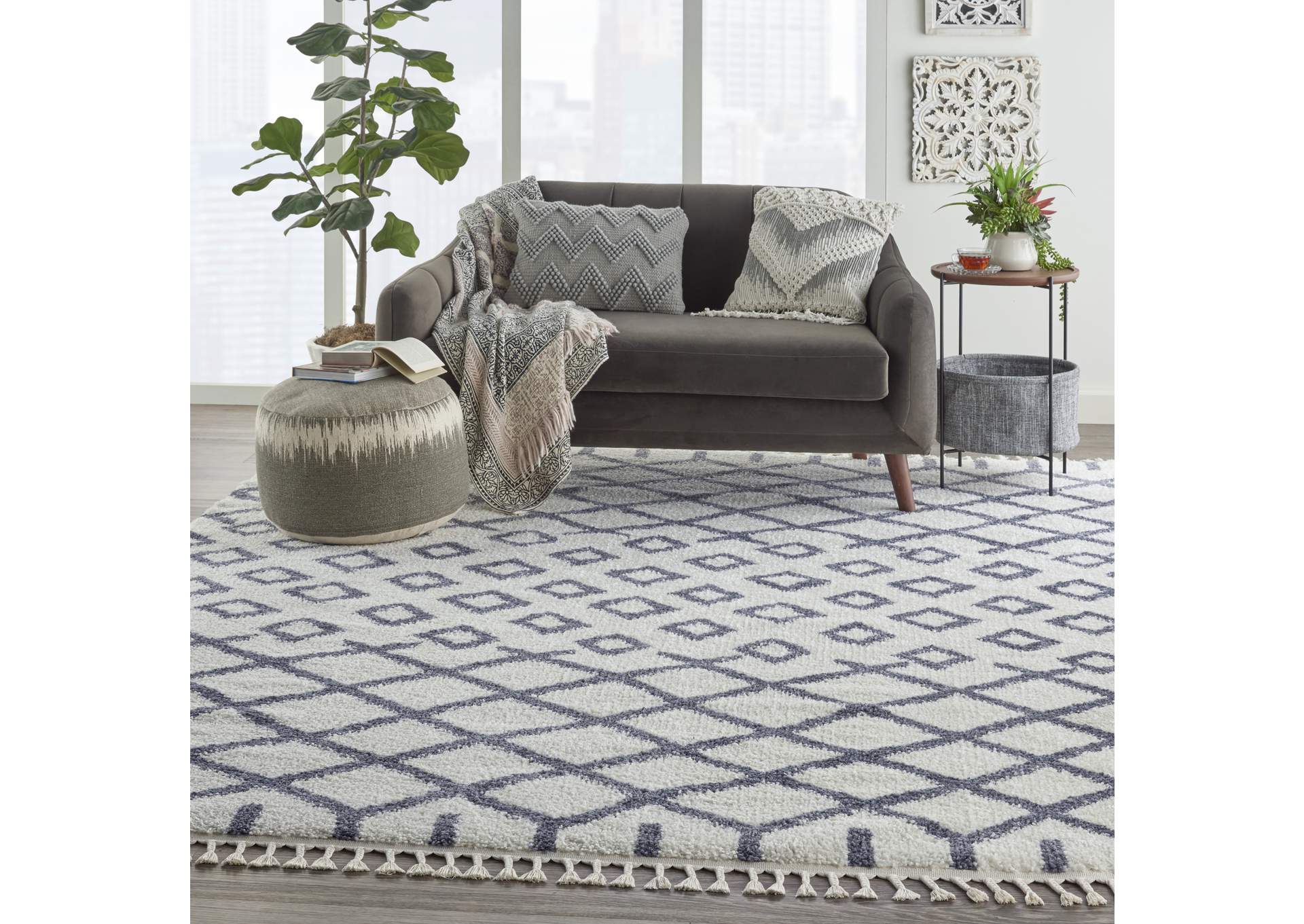 Nourison Moroccan Shag 9' x 13' Area Rug,Nourison