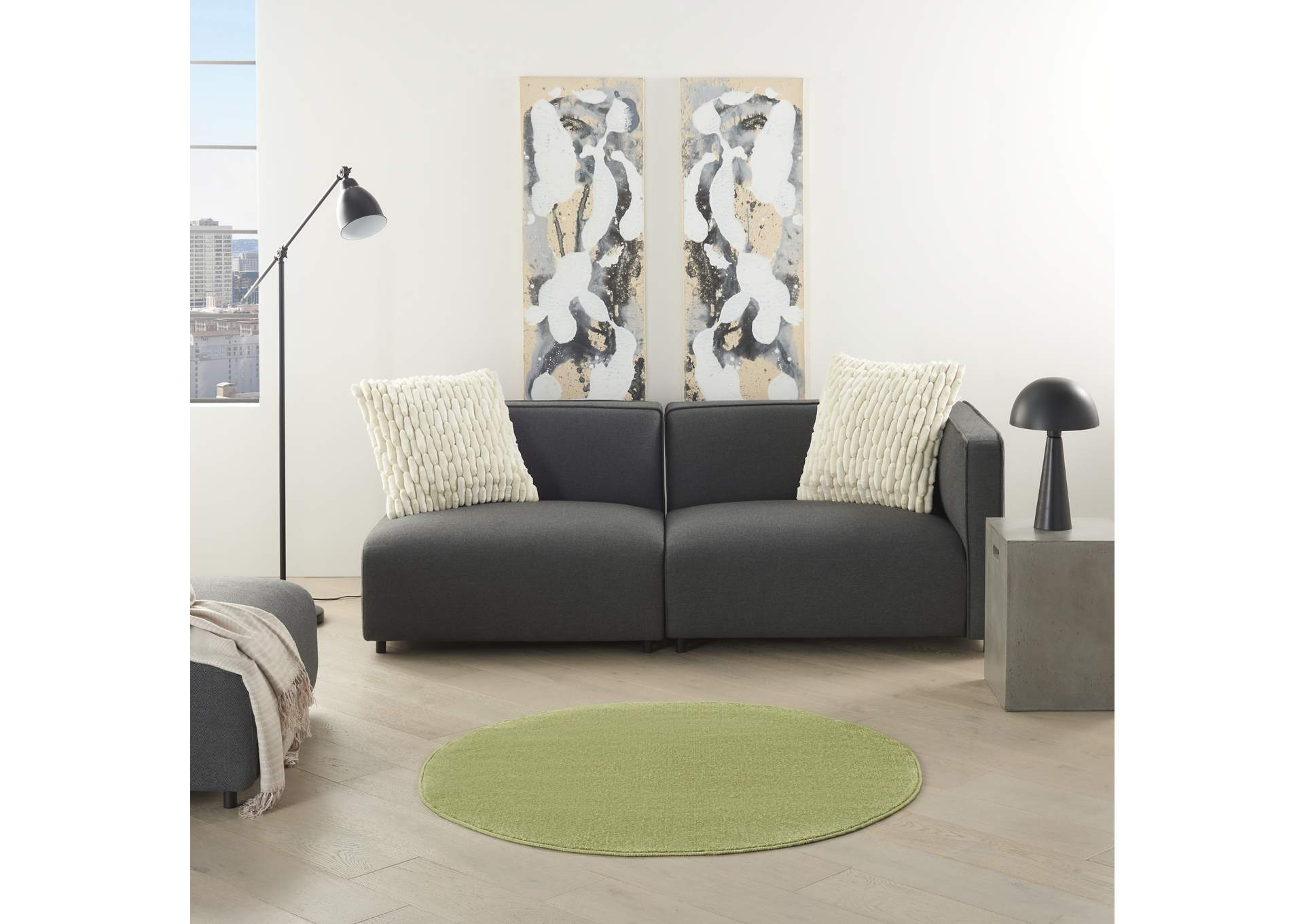 Nourison Nourison Essentials 4' Round Area Rug,Nourison